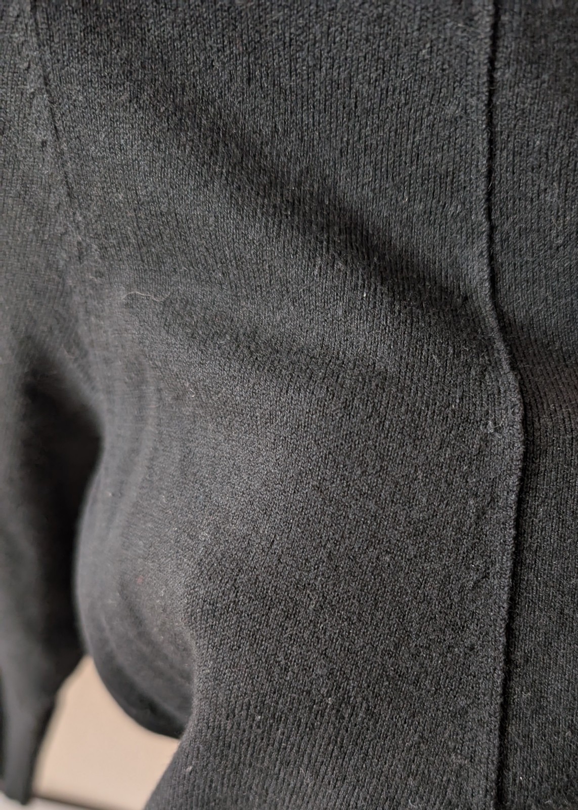 Banana Republic Size XS Black Merino Silk Cashmere Sweater V-Neck Pullover