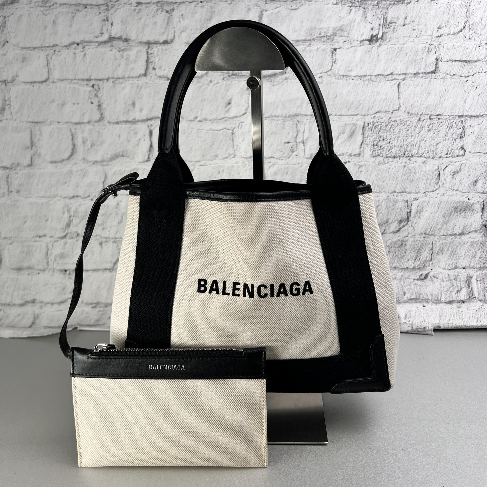 BALENCIAGA Tote Bag White A-13640