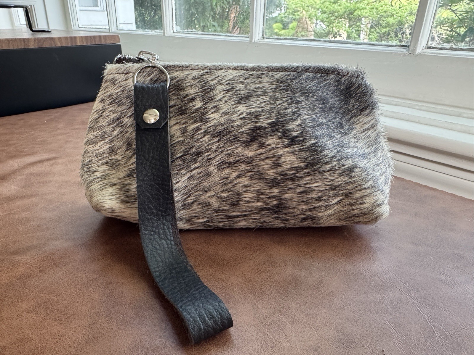 Lynn Tallerico wristlet Cow Hair On Hide