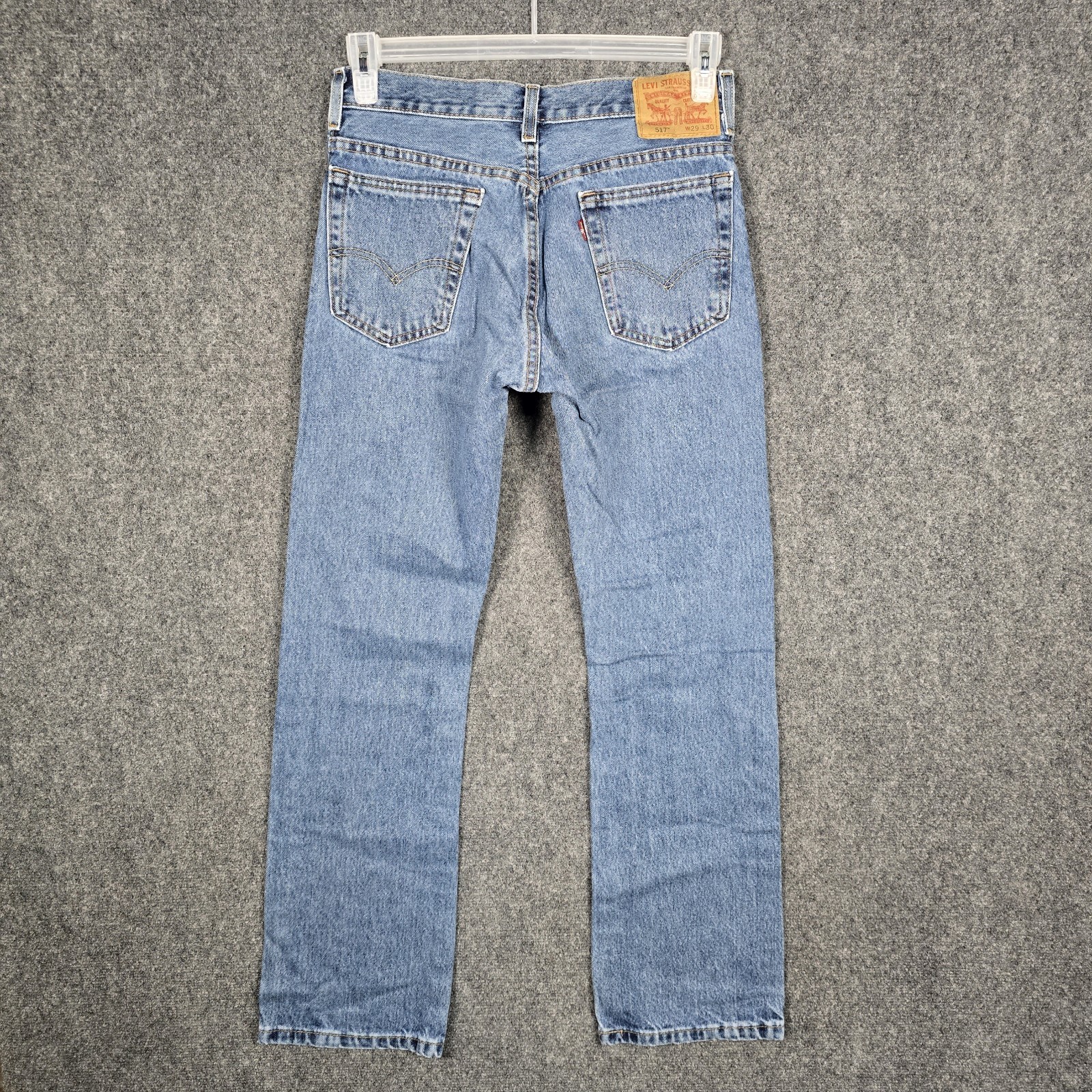 Levis 517 Jeans Mens 29×30 Bootcut Blue Denim Stretch Classic Western