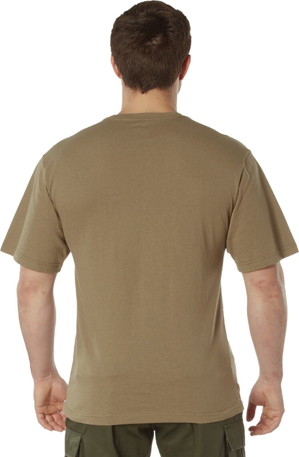 Rothco Coyote Brown AR 670-1 Full Comfort Fit T-Shirt Polyester Cotton Army Tee