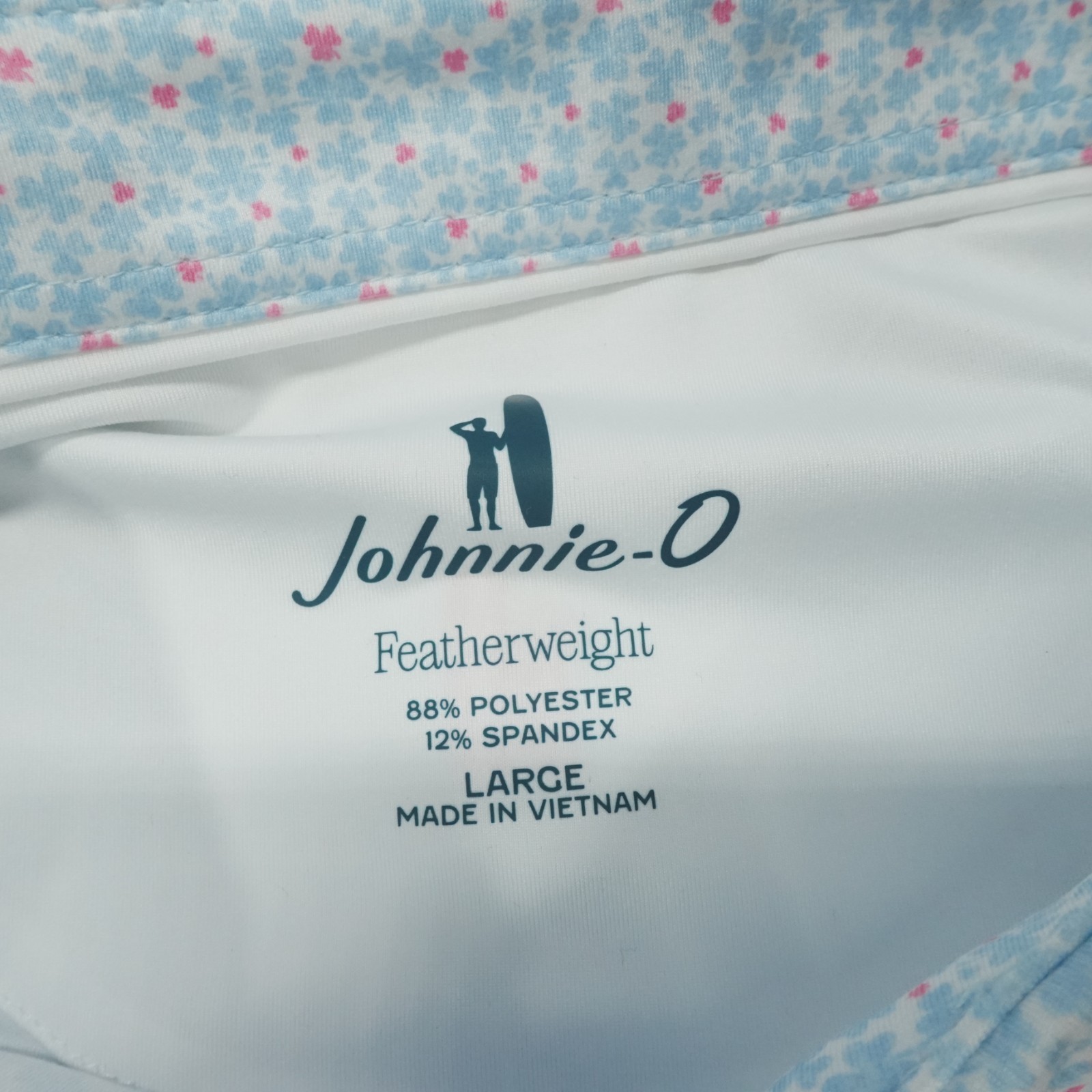 Johnnie-O Men’s Kona Four Leaf Clover Featherweight Golf Polo NWT $110