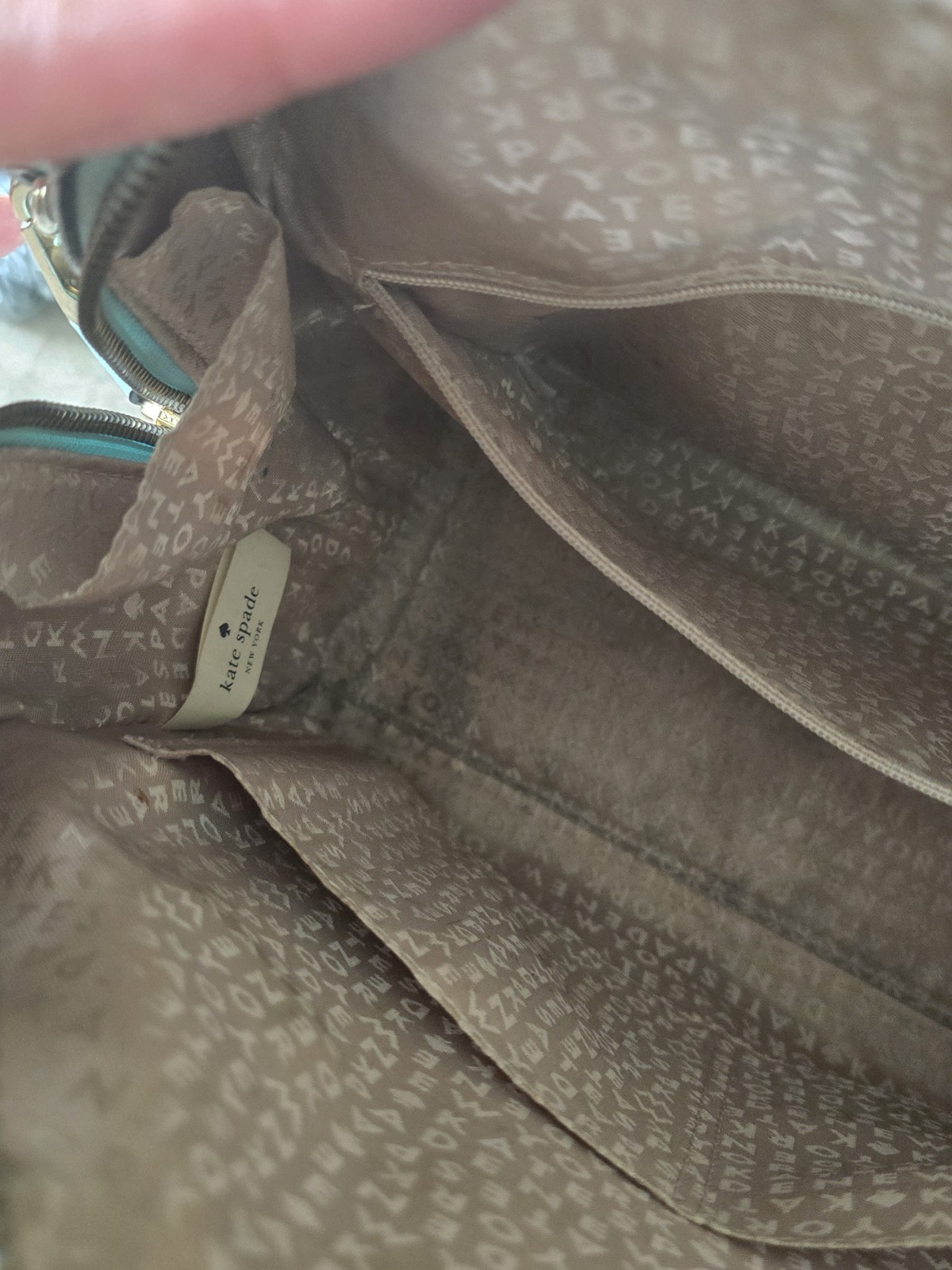 KATE SPADE “Tiffany Blue” Leather Satchel Purse