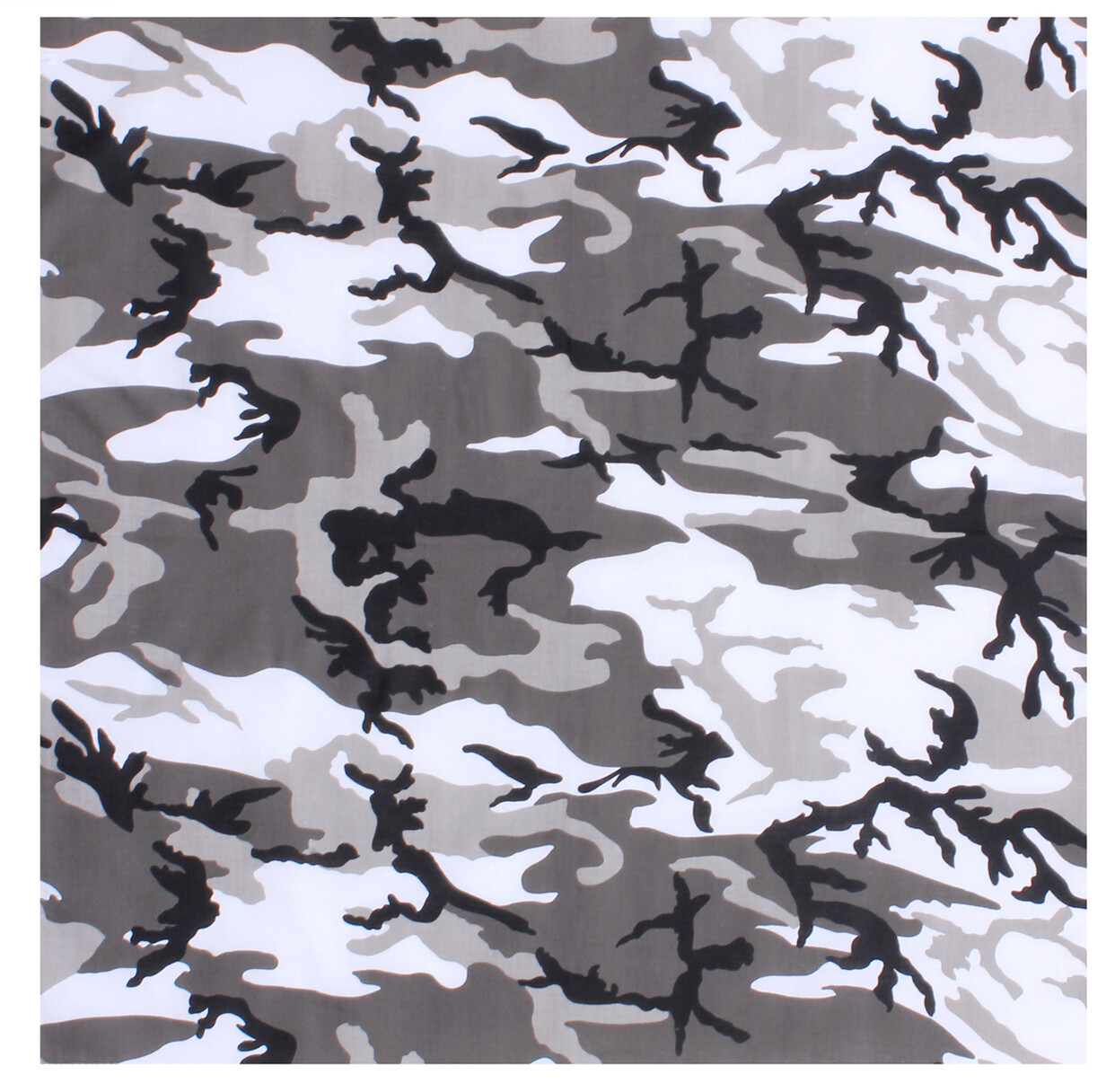 Large New Camouflage City Camo – Military Jumbo Bandana 27 In. X 27 In.
