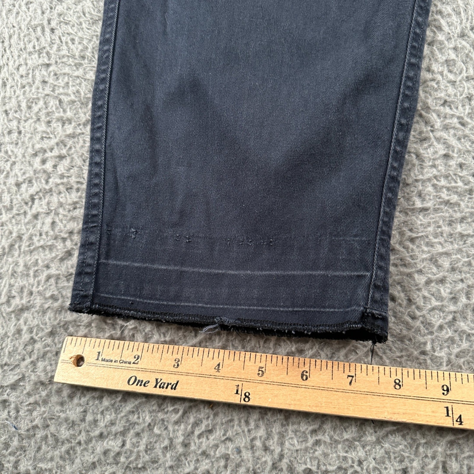 Universal Works Pants Mens 32(29 Measured)Blue Trouser Raw Hem Drawstring