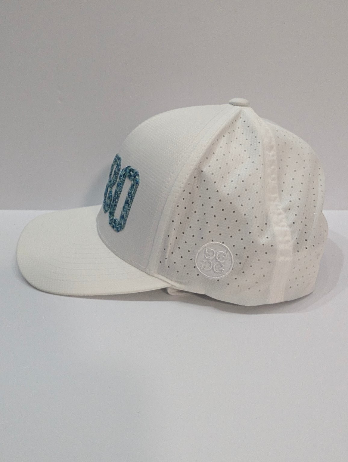 G/FORE 5280 Denver Performance Snapback Hat White Multi-Color Golf Cap Men’s