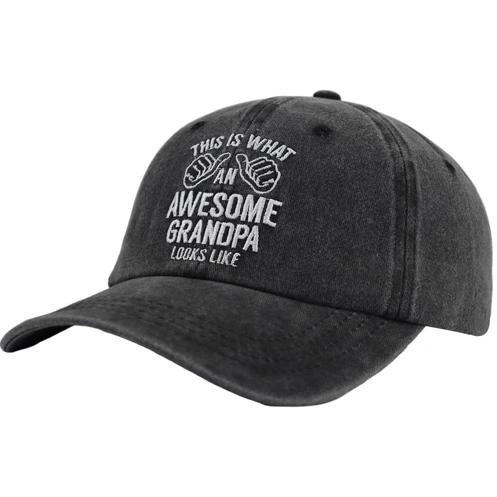 Grandpa Gifts from Grandson Granddaughter, Grandpa Hats for Men, Fathers Day …