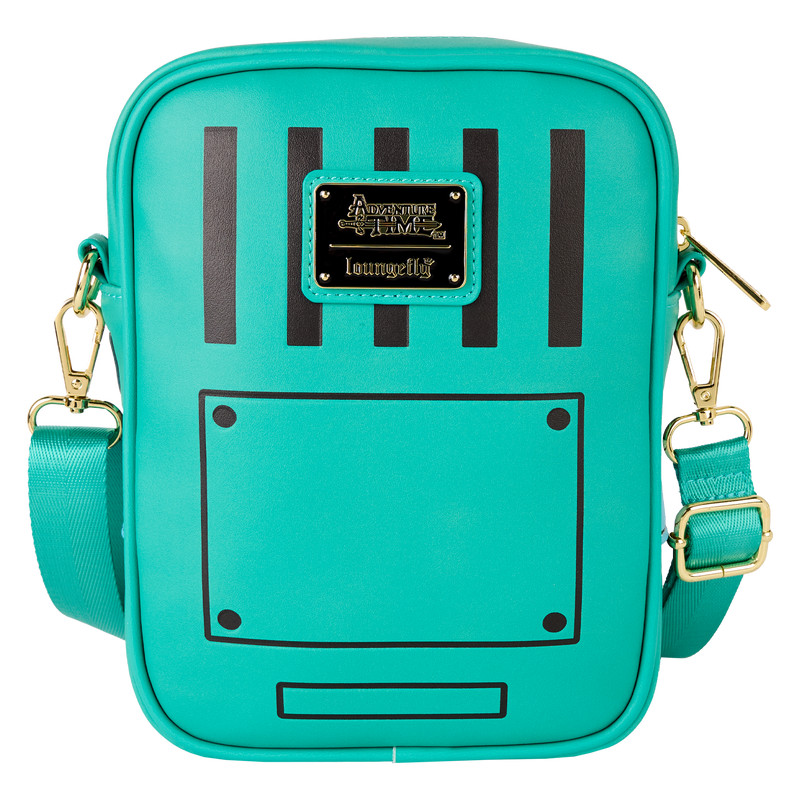 (Big Sale) Loungefly Adventure Time Finn AOP Backpack BMO Crossbody Bag Set
