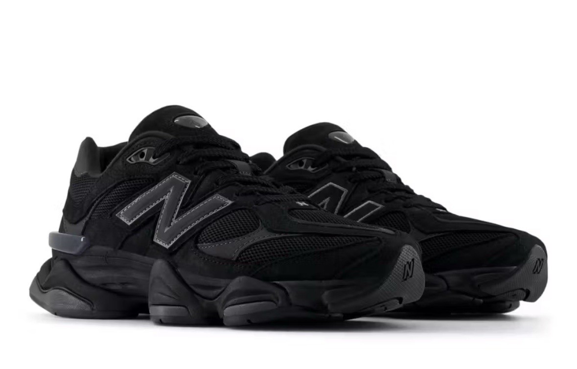 New Balance 9060 Triple Black Cat Suede U9060BPM Men Size 10.5