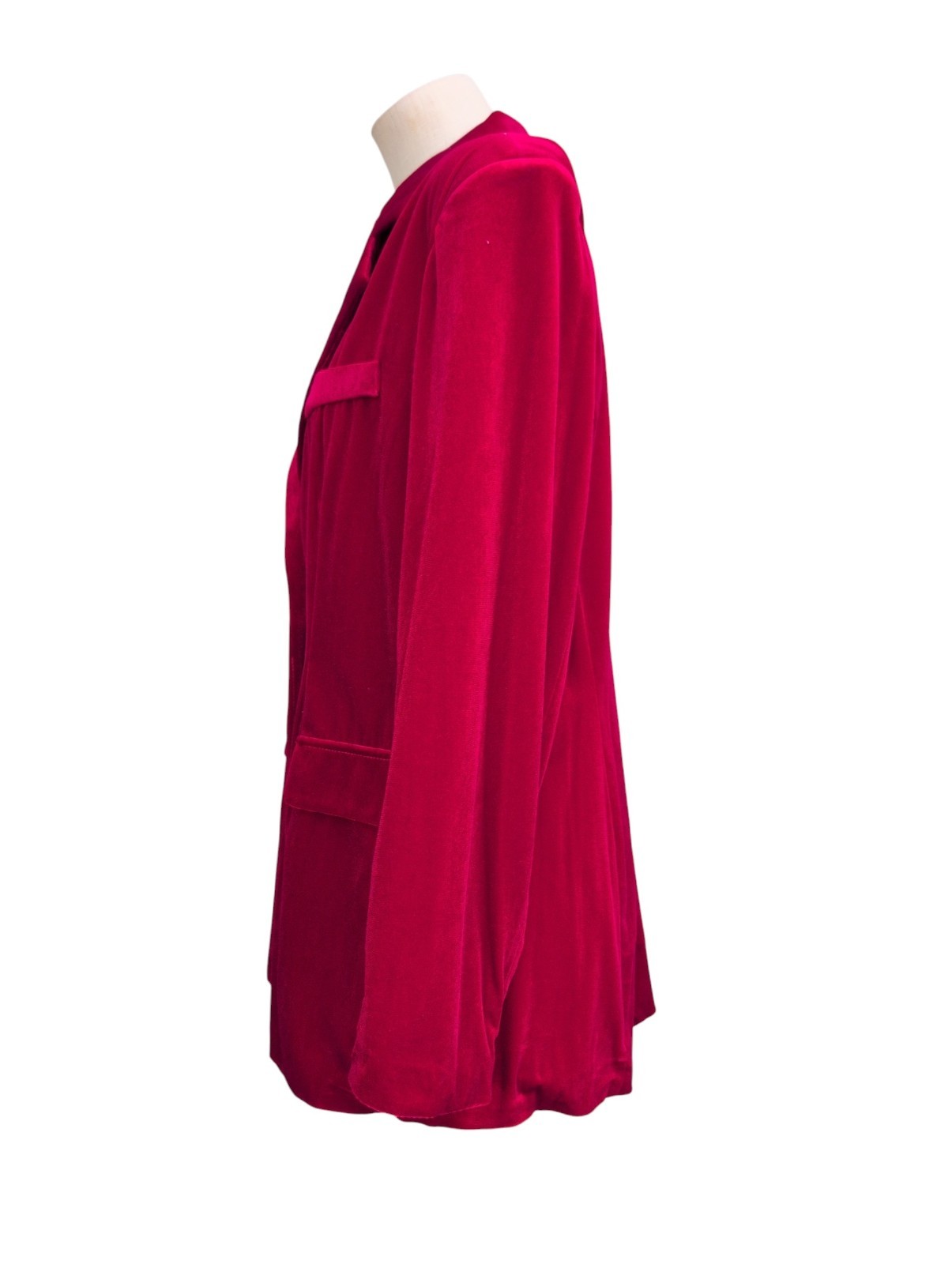 Nwt Red Velvet Blazer Premier Amour Jacket Dress Casual Soft Career Lined Xlarge