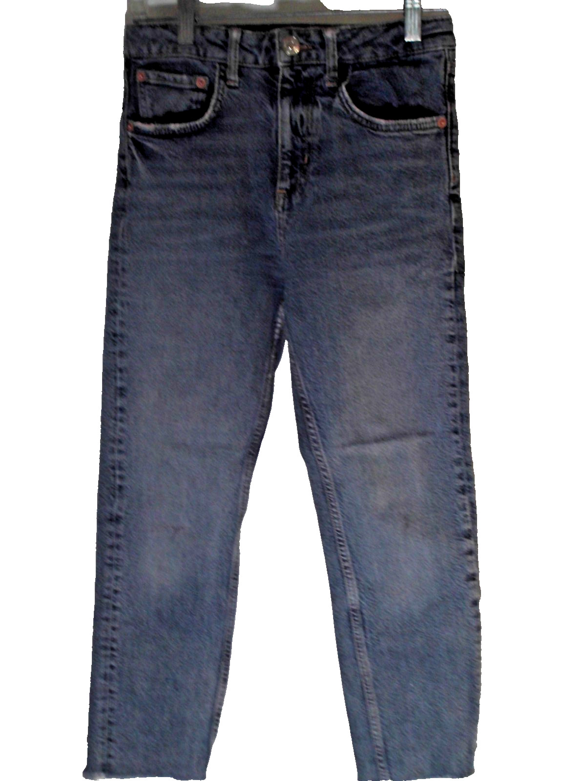 Zara Skinny Ankle Jeans Women’s Size 4 (27×26) Med Wash Stretch Mid Rise