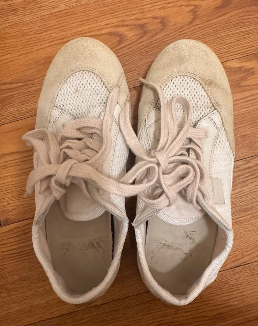 The Row Mesh & Suede Sneakers – Authentic – Beige/Cream (Size 6.5)