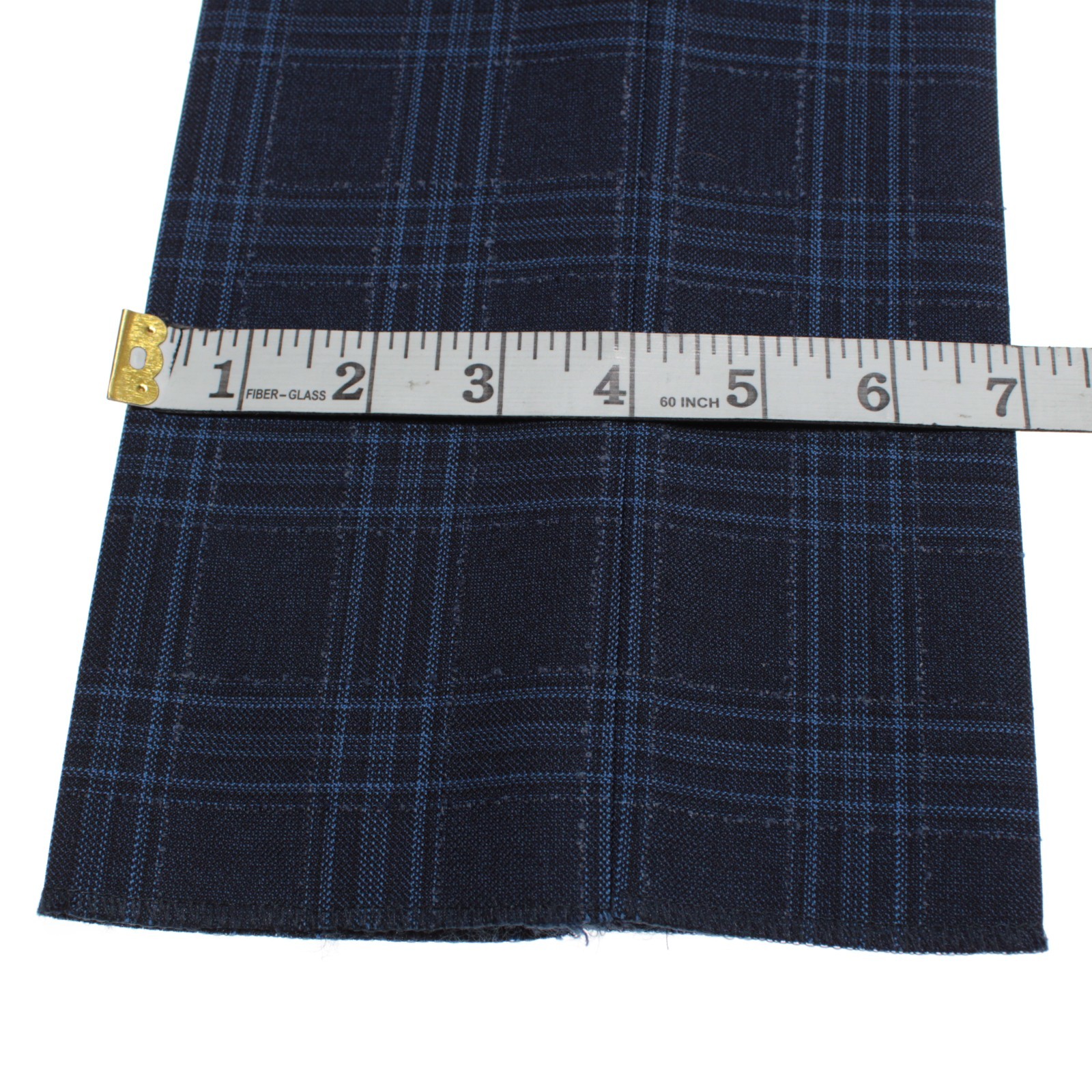 PT Torino NWT Dress Pants Size 46 (30 US) In Blue Plaid 100% Wool Gentleman
