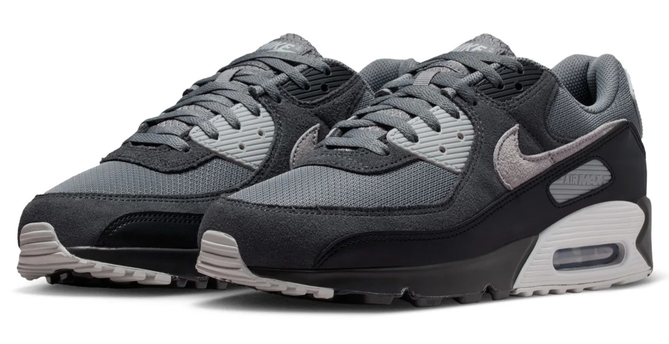 Nike Air Max 90 GREY PHOTON DUST BLACK DM0029 020 Men’s US SZ 7-14 NEW IN BOX
