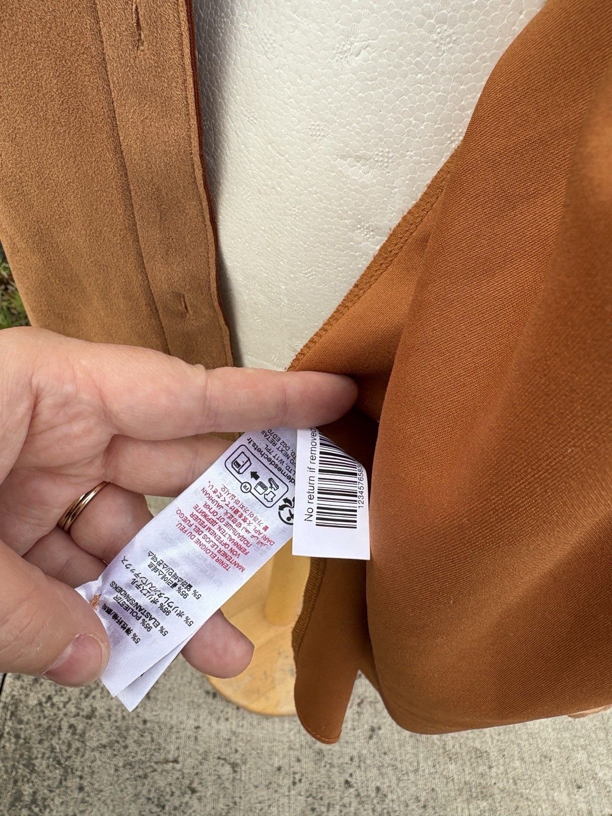 Friends like these next camel faux suede shacket size 14