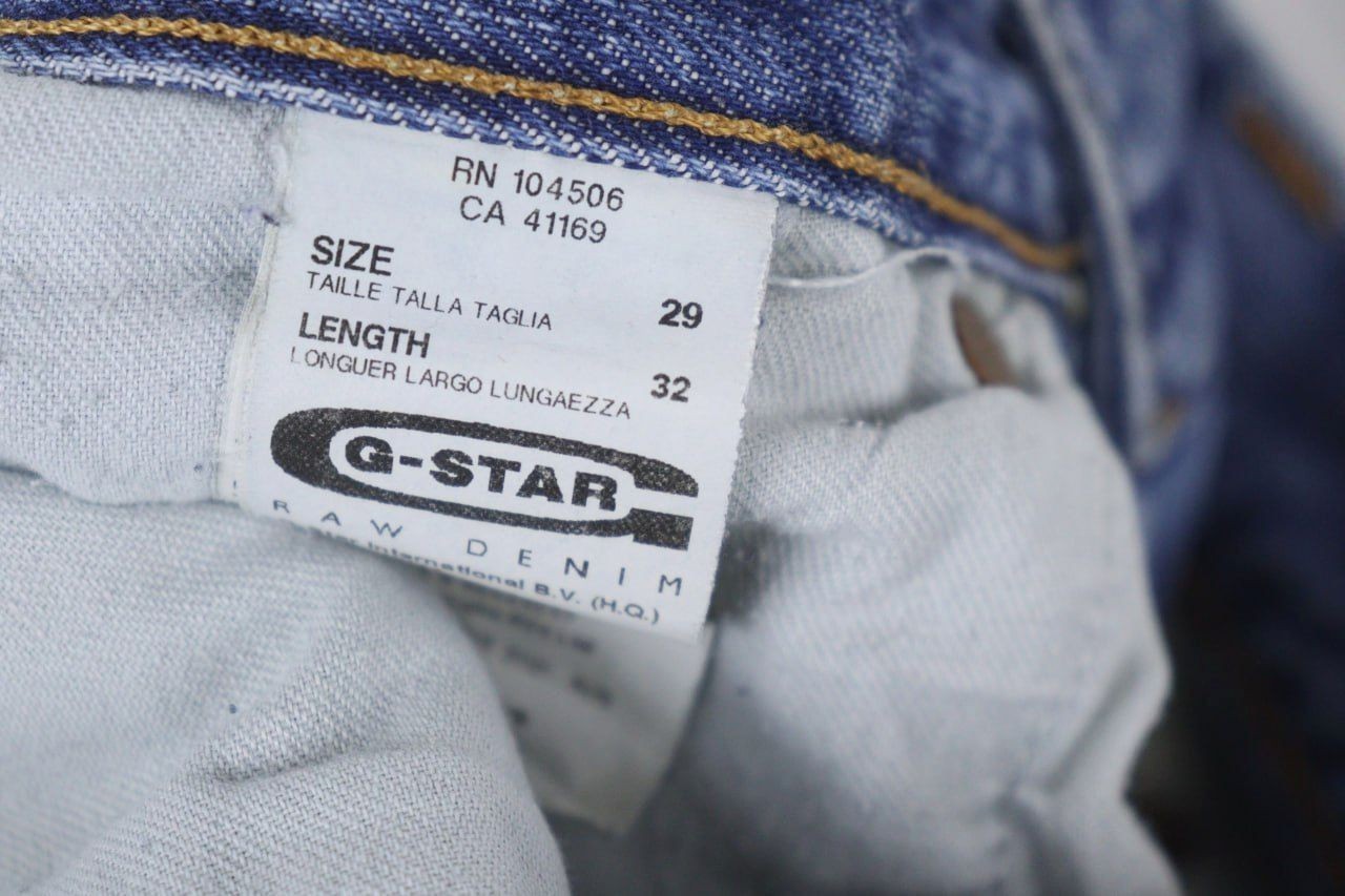 G-STAR RAW 3301 Denim Regular Straight Jeans Size W29 X L32