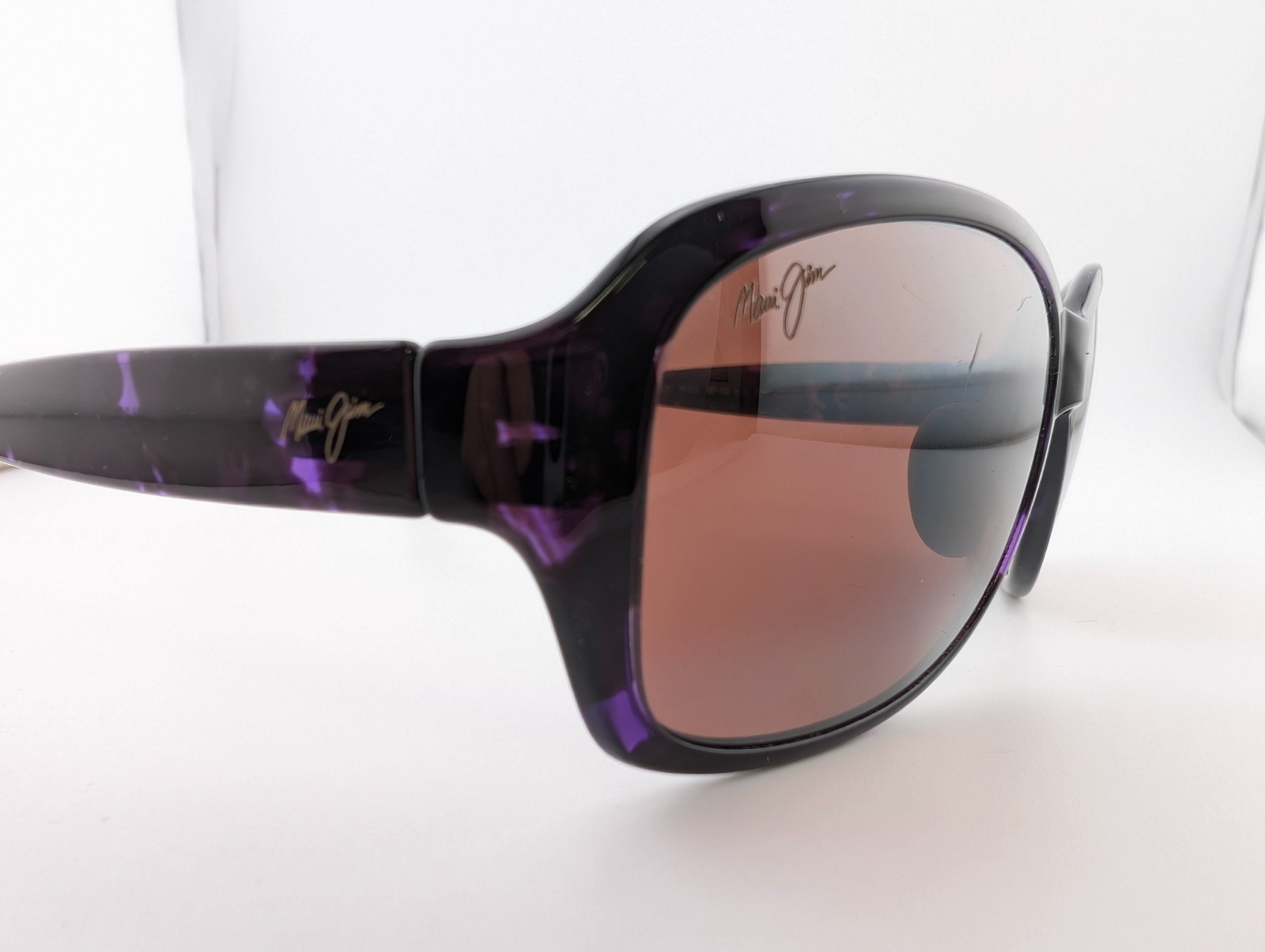 Maui Jim Sunglasses, Koki Beach MJ433-28T Purple Tort, 56-16-130, Plastic, Japan