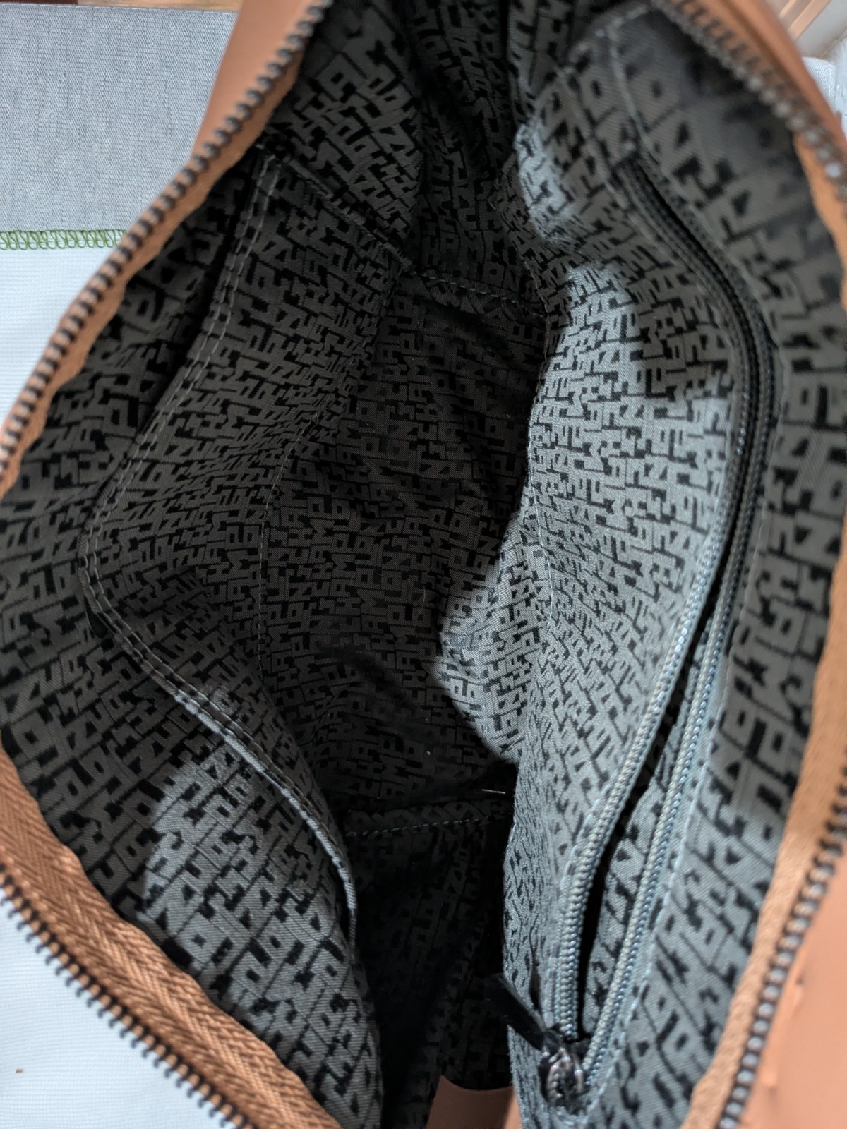 Longchamp Top Handle Backpack (tan leather)