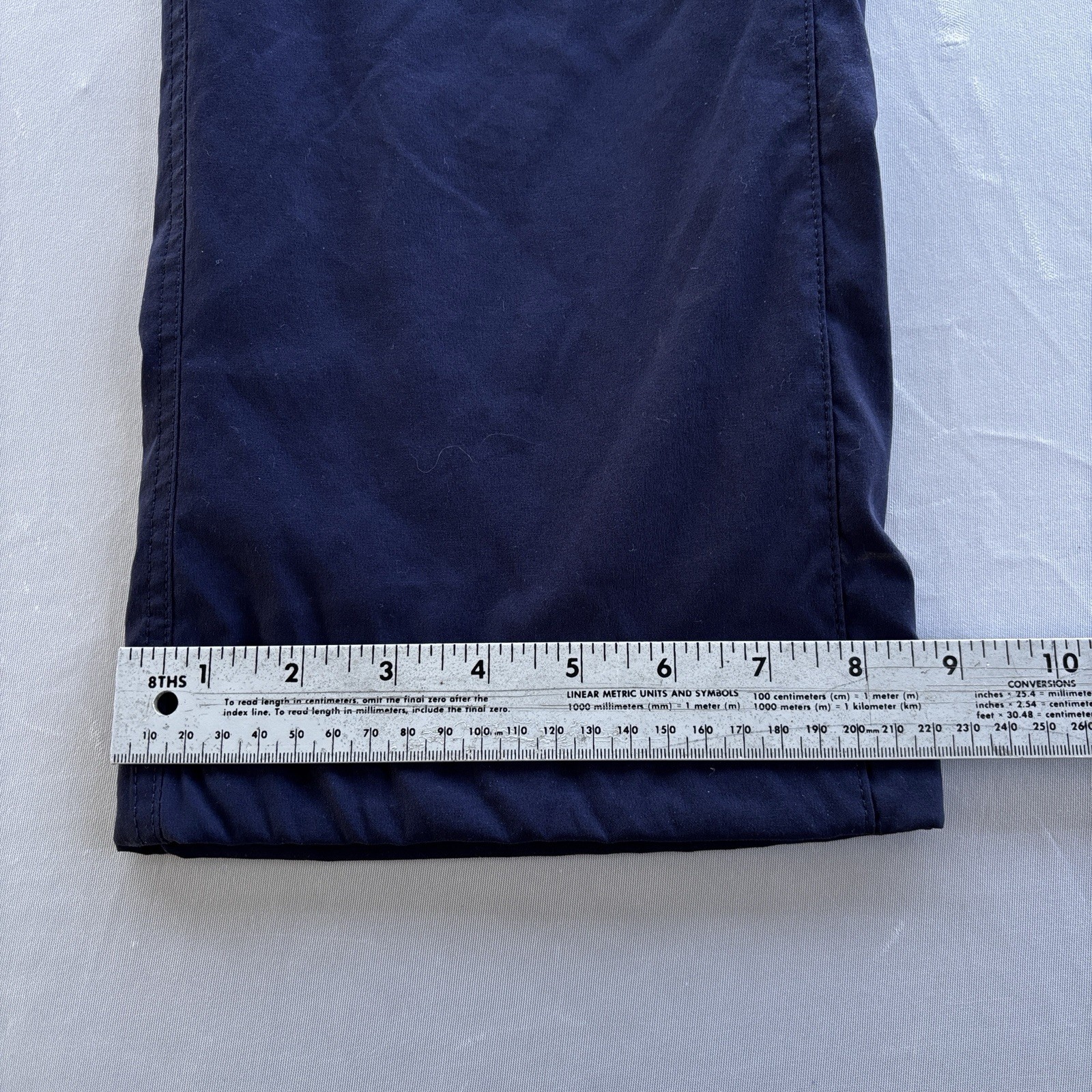 Eddie Bauer Mens Fleece Lined Tech Pants Blue Stretch W40 L32 Winter
