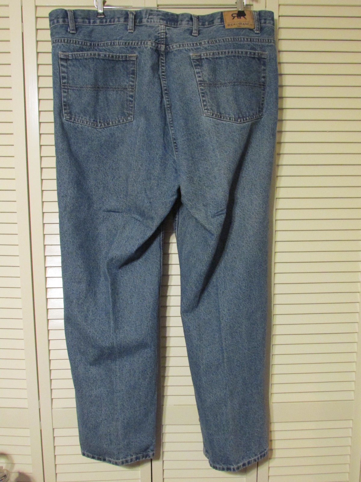 NICE Real Ranch Denim Jeans, 44×32 Tag, but closer to 47×32! FREE SHIP/48