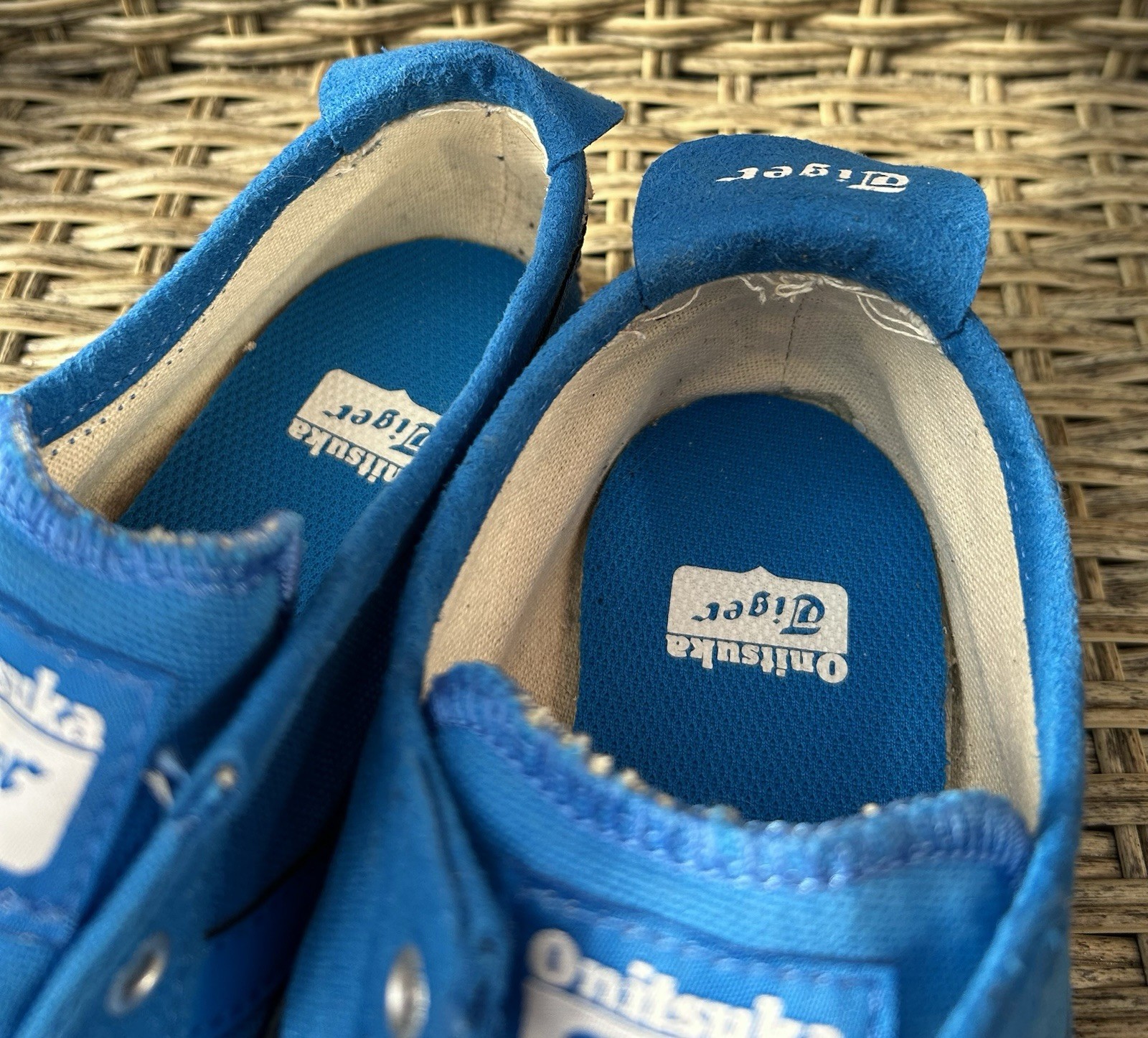 Onitsuka Tiger Mexico 66 Slip-On Trainers Canvas Blue US 7 AW18