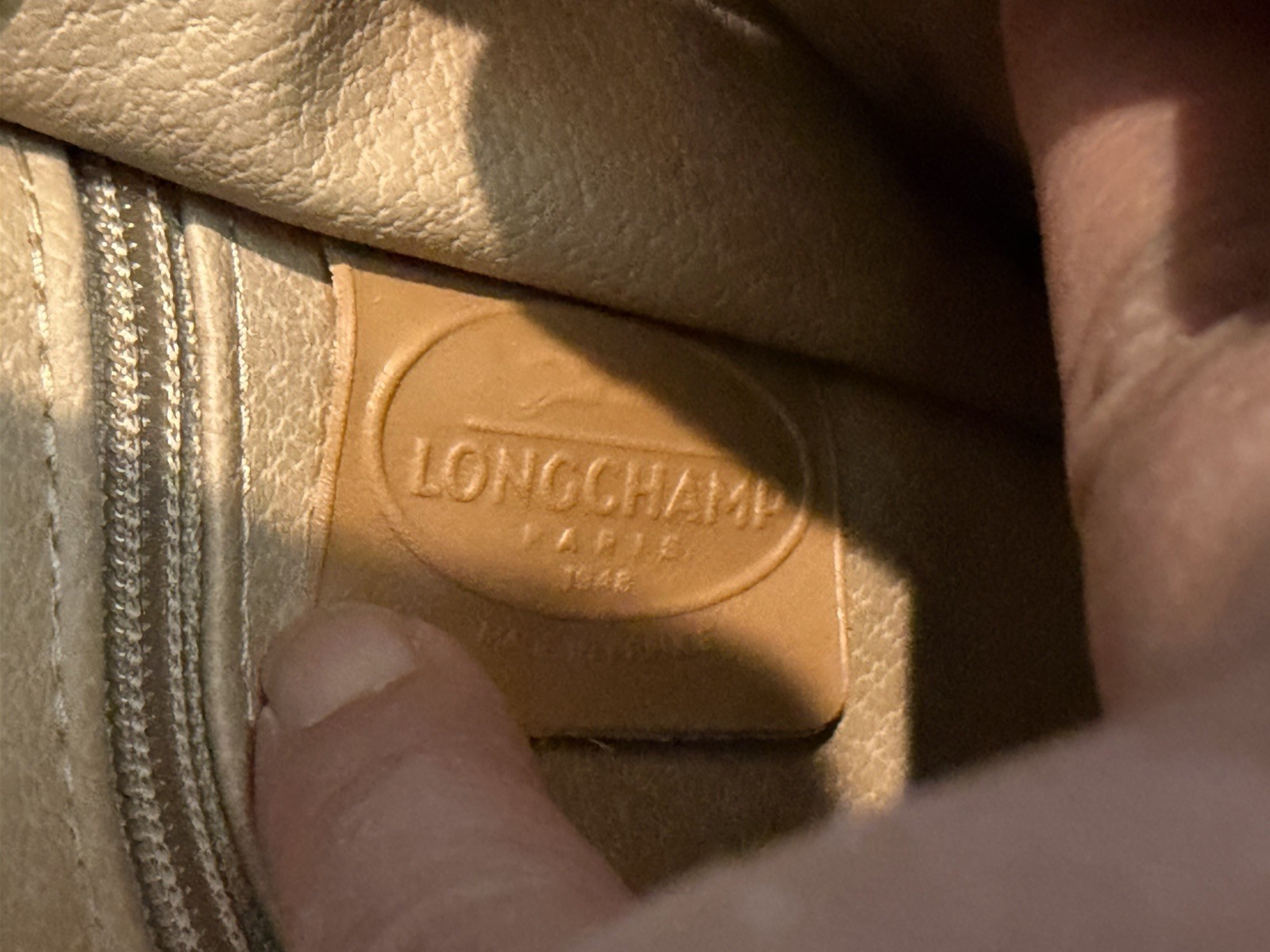 Longchamp Caramel Tan Pebbled Small Crossbody Unisex
