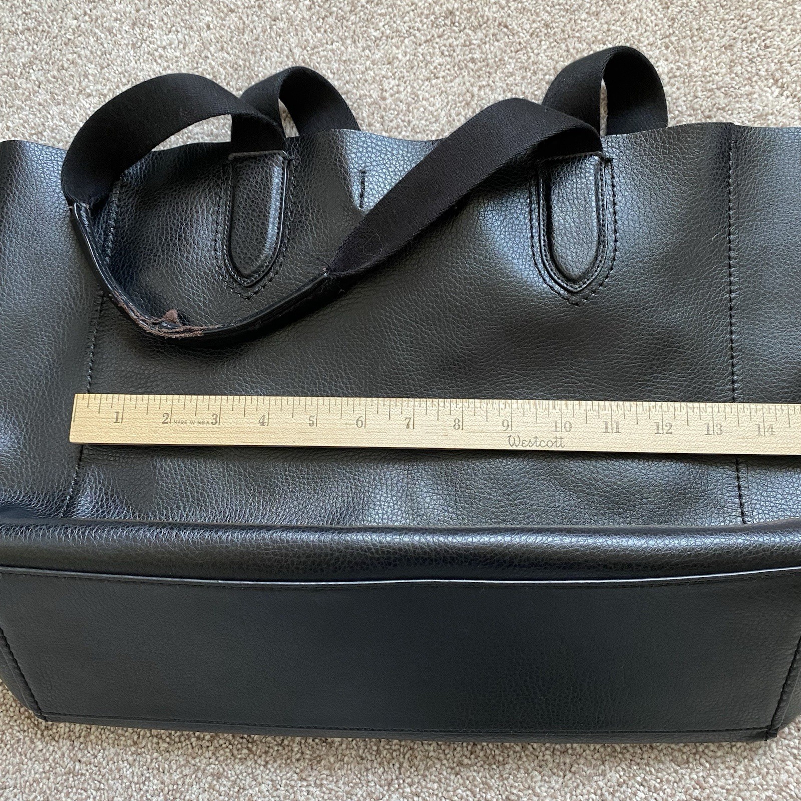 COACH LARGE DERBY TOTE IN PEBBLE LEATHER 59818 SHOULDER BAG HANDBAG PURSE SADDLE