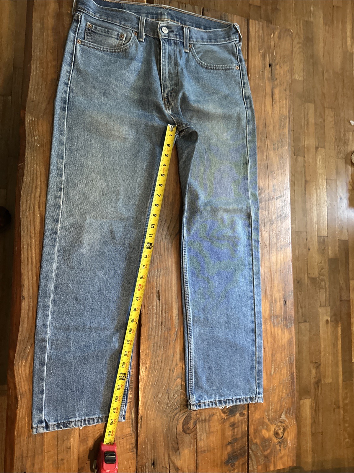 Levi’s 505 32 X 30 Men’s Straight Fit Jeans – Stonewash Blue