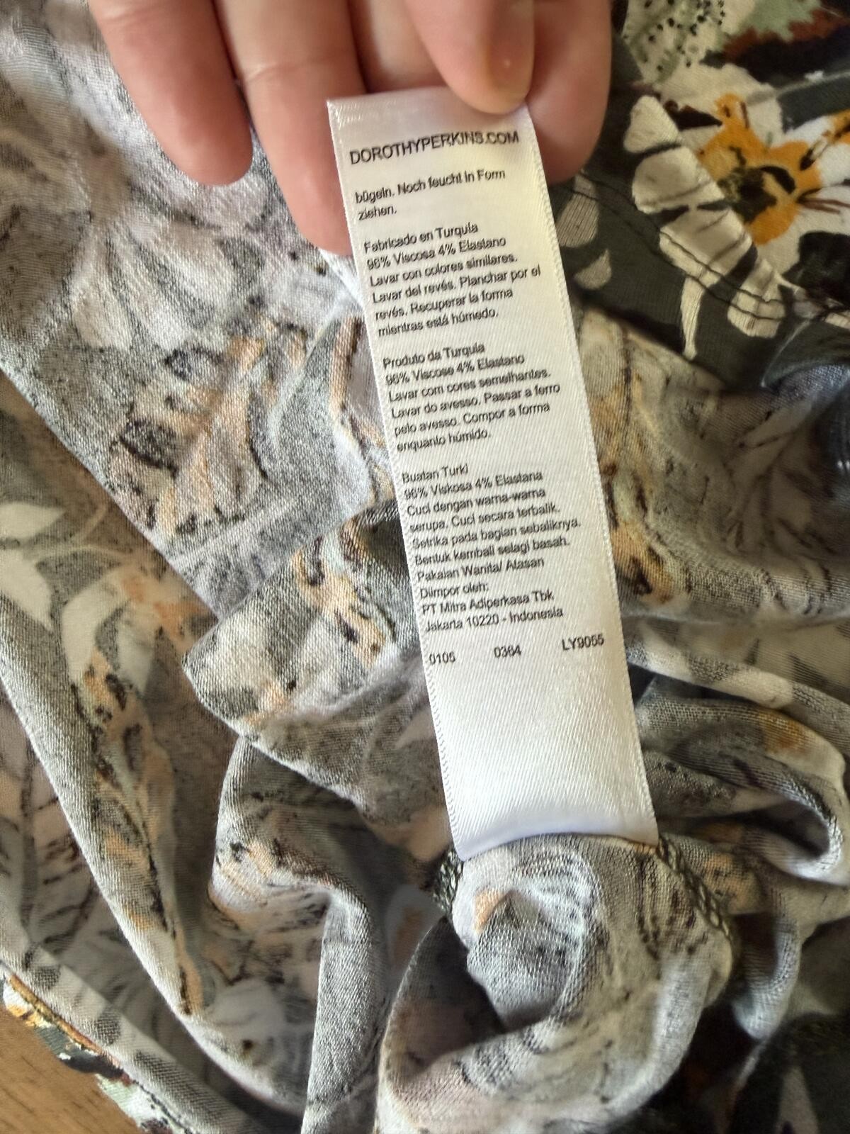 Dorothy Perkins Maternity Tropical Floral Cami Top Khaki UK 18 BNWT [COPY]