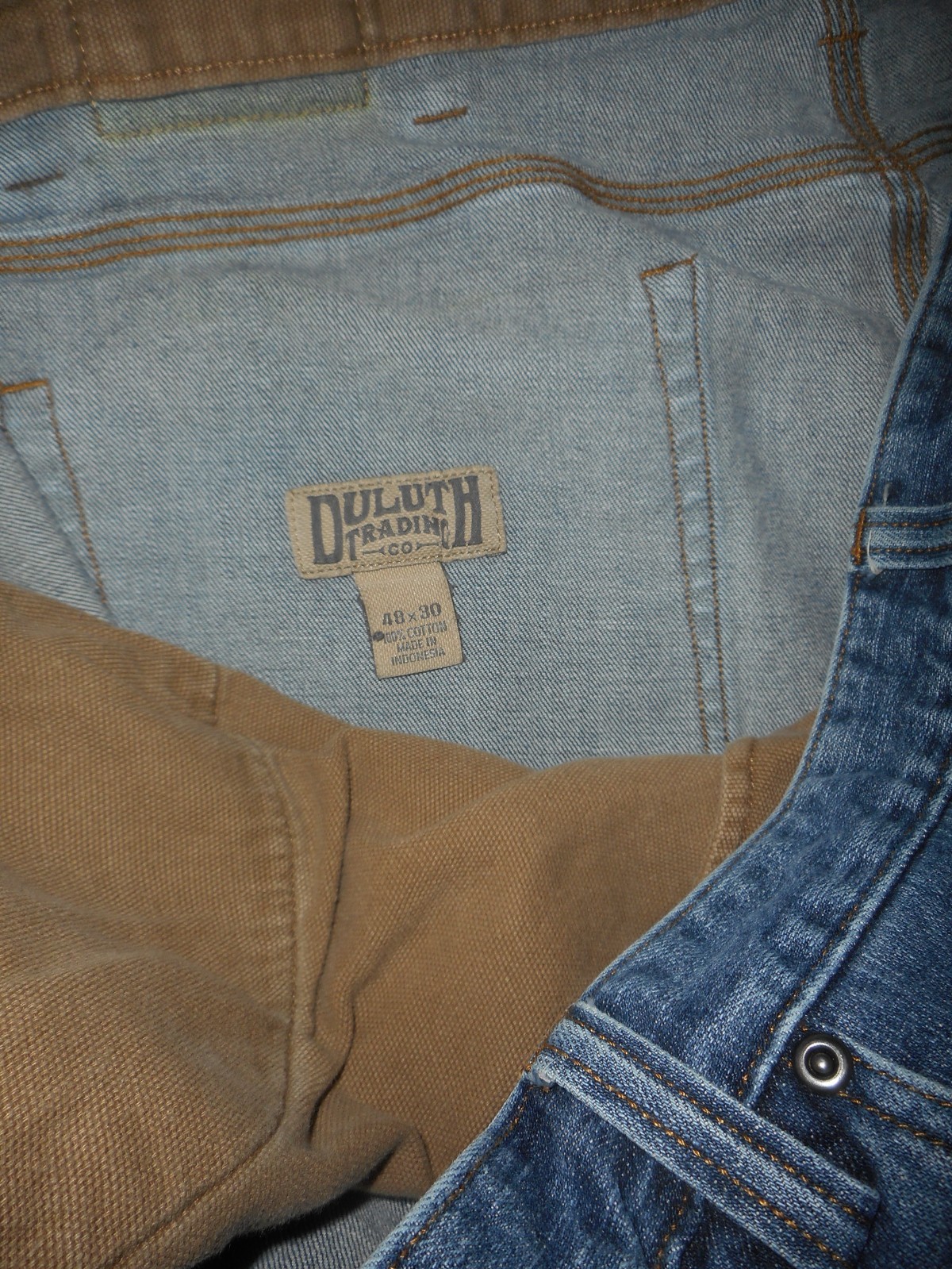 Duluth Trading Relaxed Fit Workwear Jeans – Mens 46×30 (tag 48×30) – Work Jeans