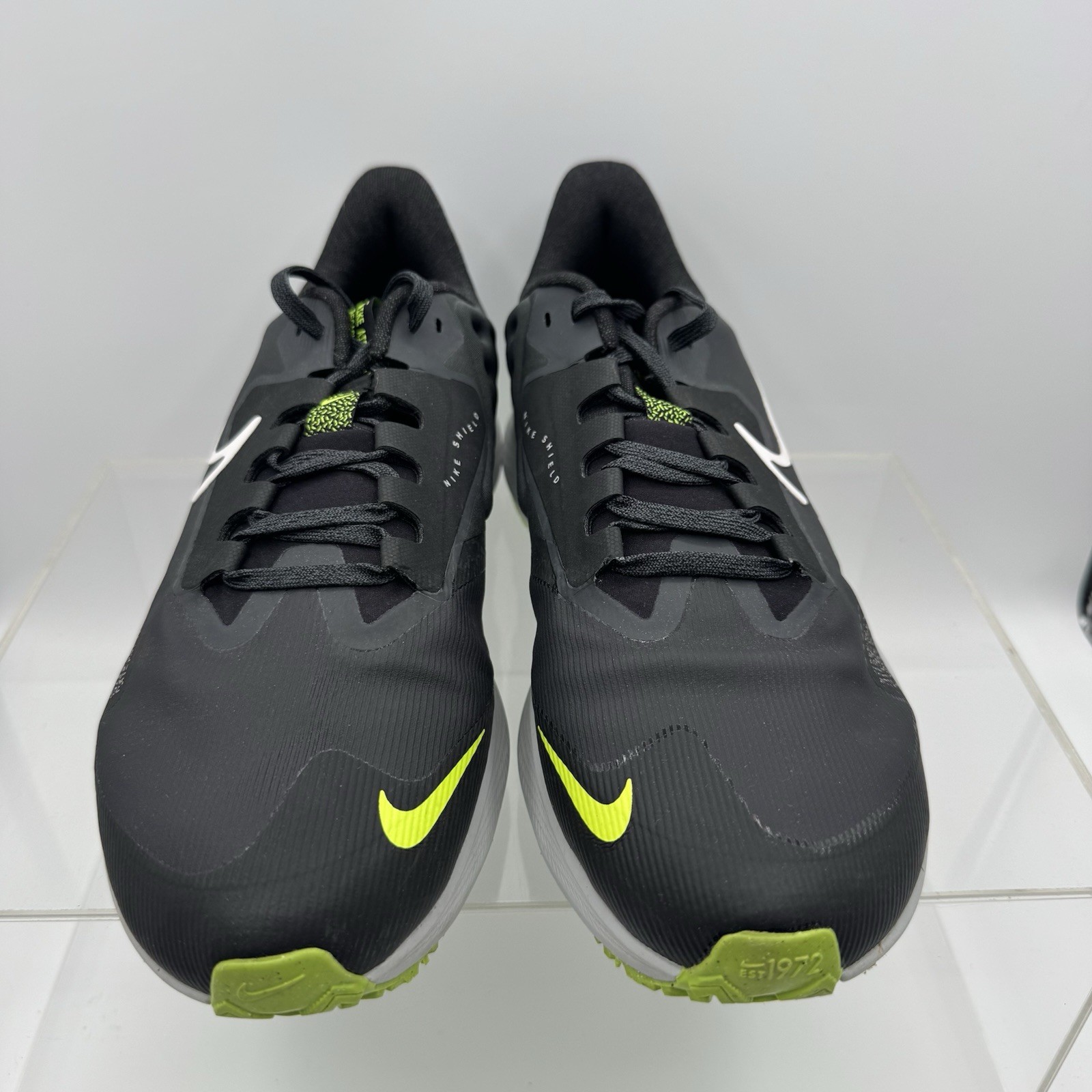 Nike Pegasus 39 Shield DO7625-002 Black Running Shoes Water Resistant Men’s 10