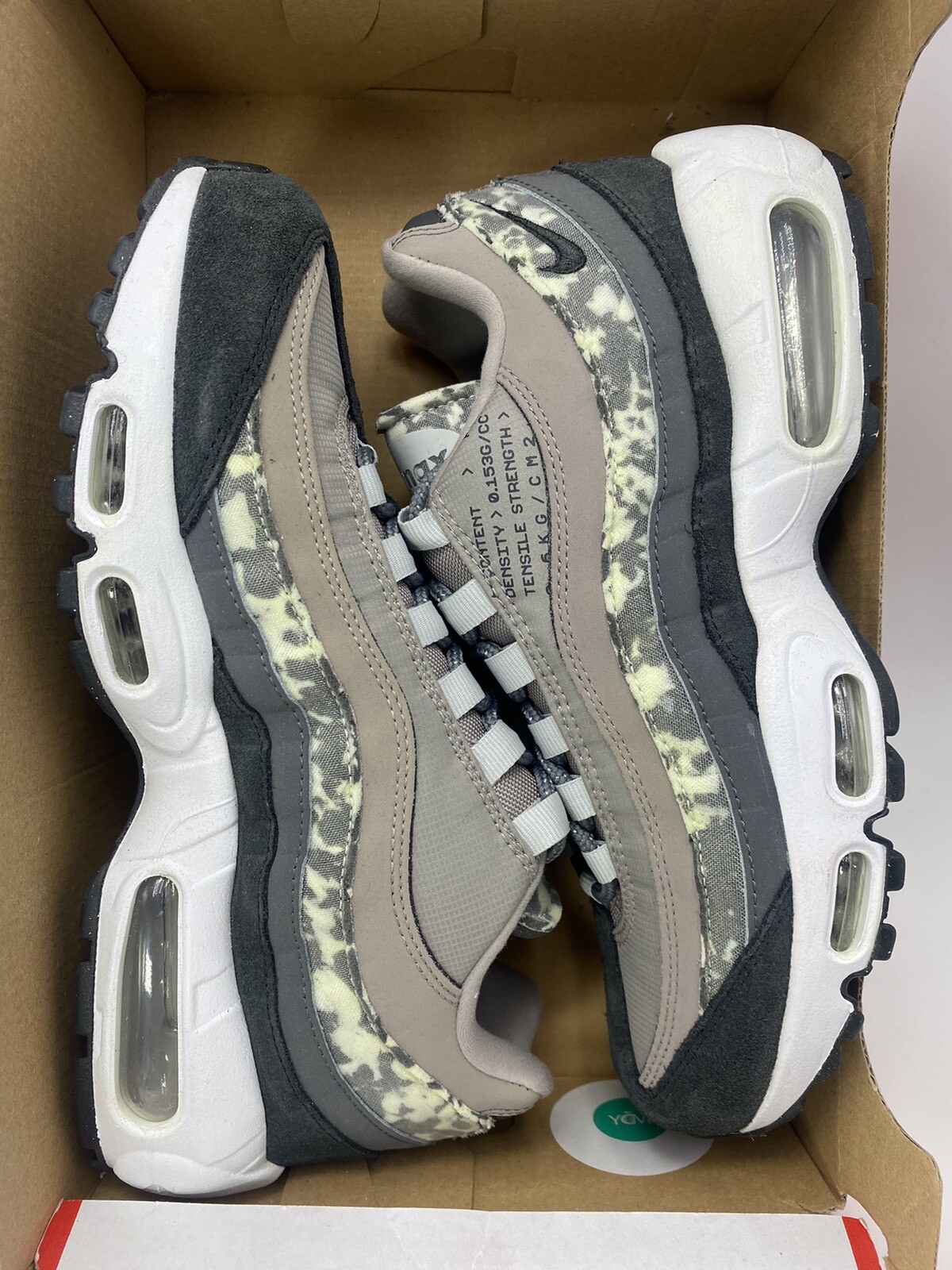 Nike Air Max 95 SE Enigma Stone Camo Off Noir Shoes CU1560-001 Men’s Size 9