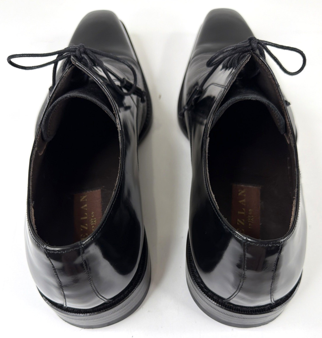 Mezlan Soka Lace-Up Oxford Black Leather Dress Shoes Cap Toe Men’s US M 13