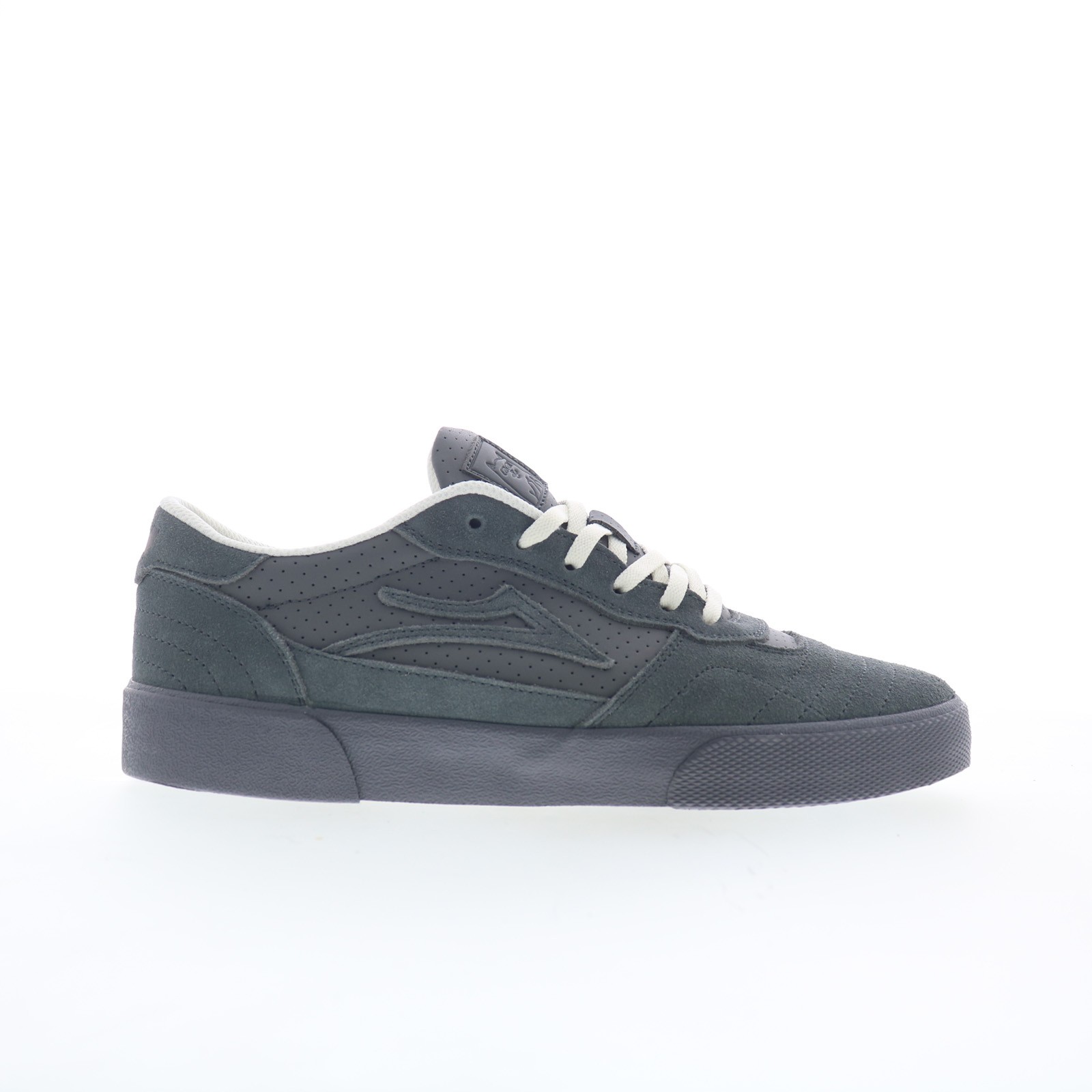 Lakai Cambridge Mens Gray Suede Lace Up Skate Inspired Sneakers Shoes