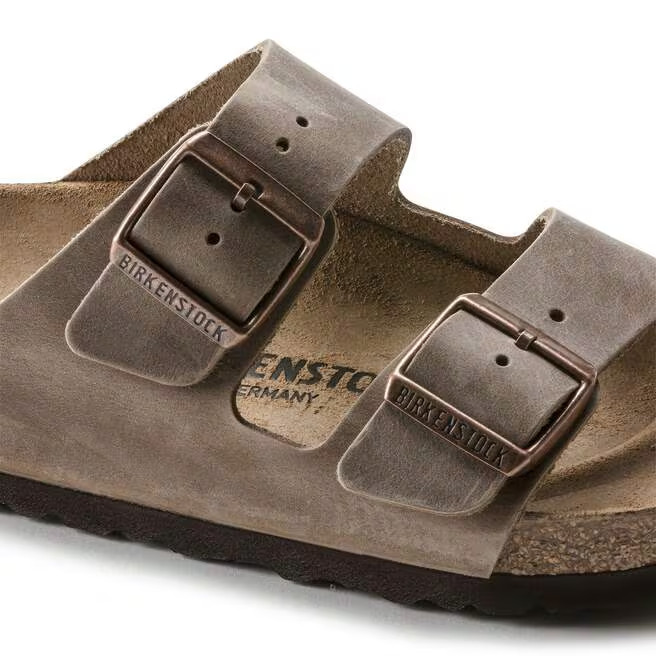 Birkenstock Arizona Soft Footbed Oiled Leather Habana and Tobacco Brown Sandals