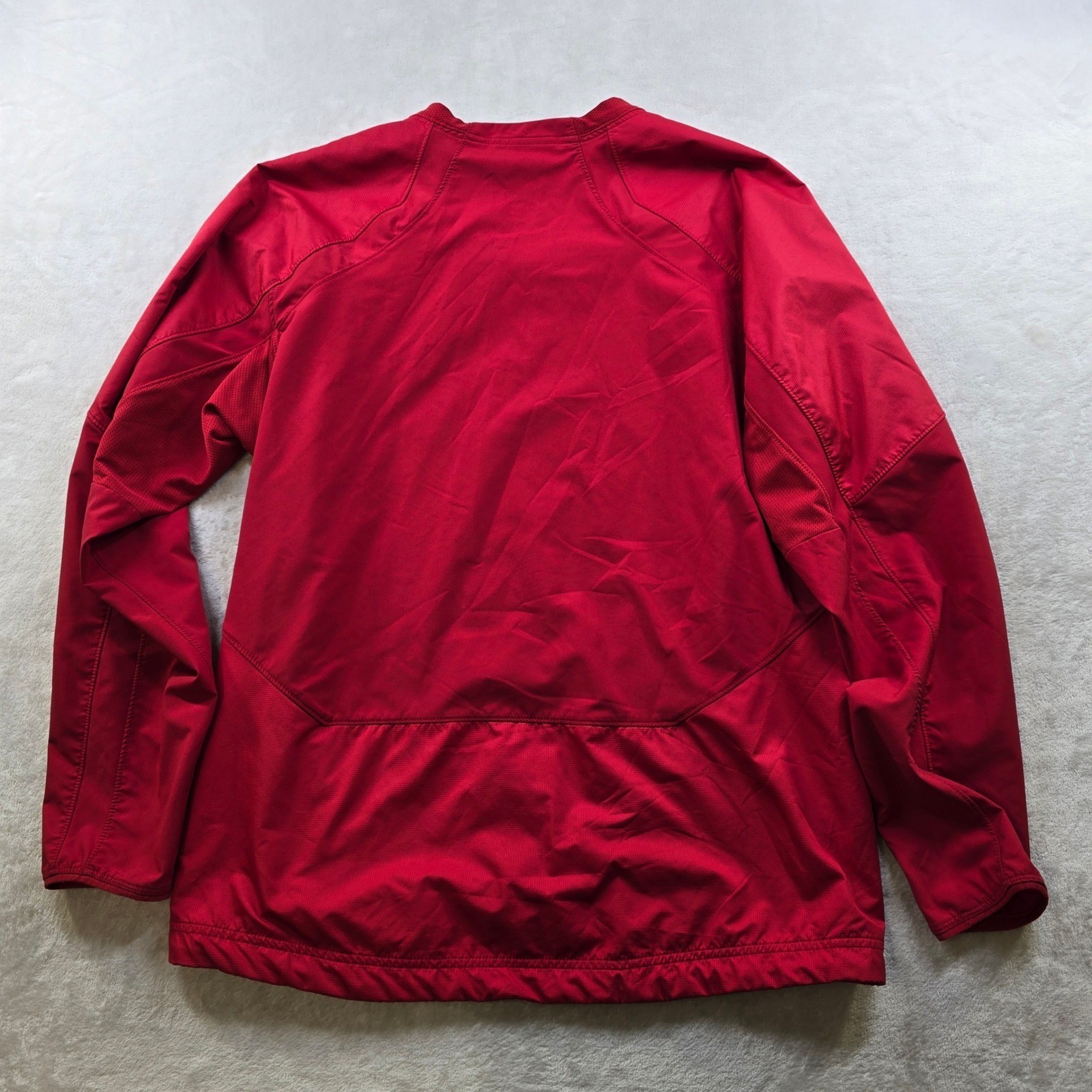 Nike St Louis Cardinals Dri-FIT Pullover Windbreaker Mens Medium Red MLB Jacket
