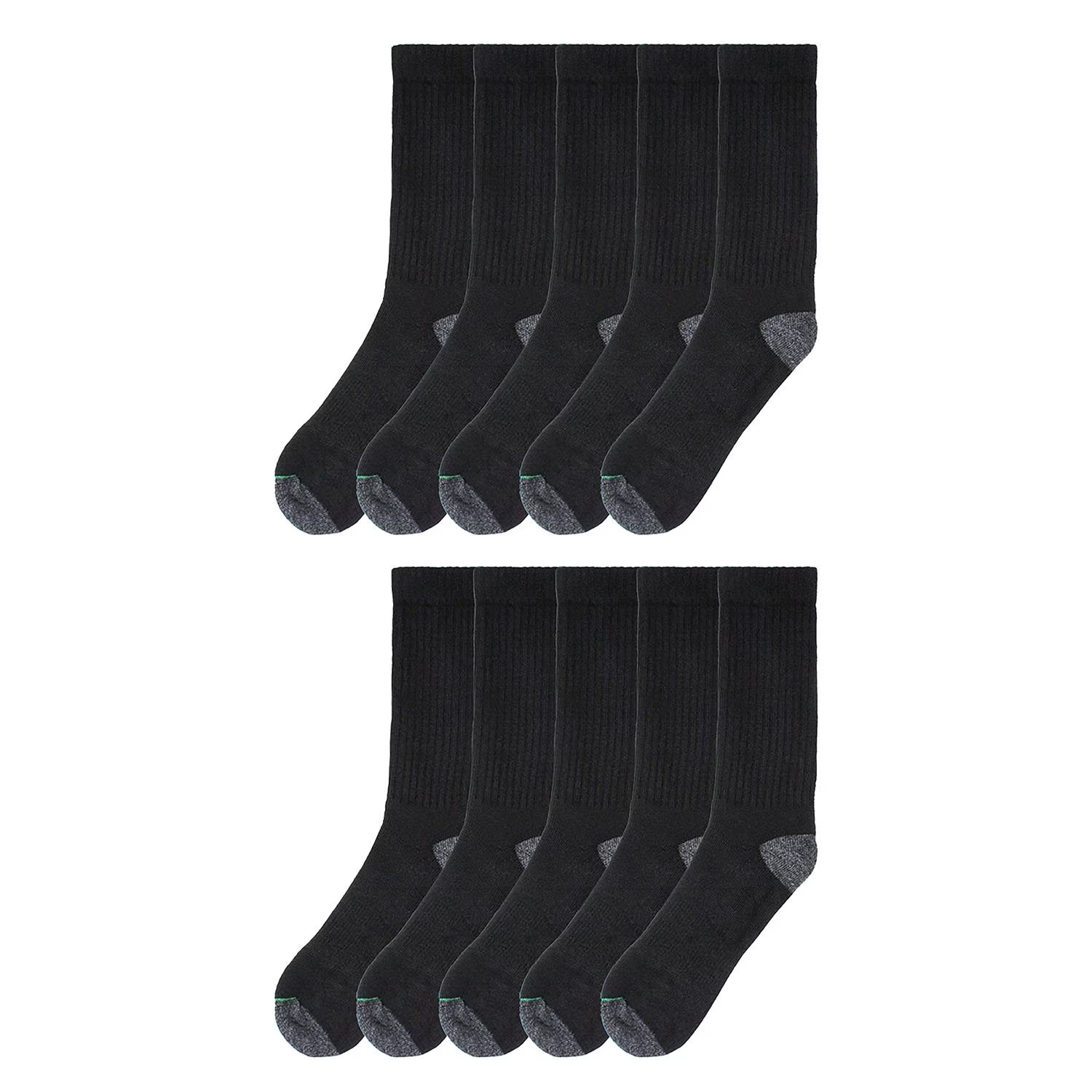 Member’s Mark Sport Crew Socks 10 Pack Athletic Cotton Blend Comfort Unisex.