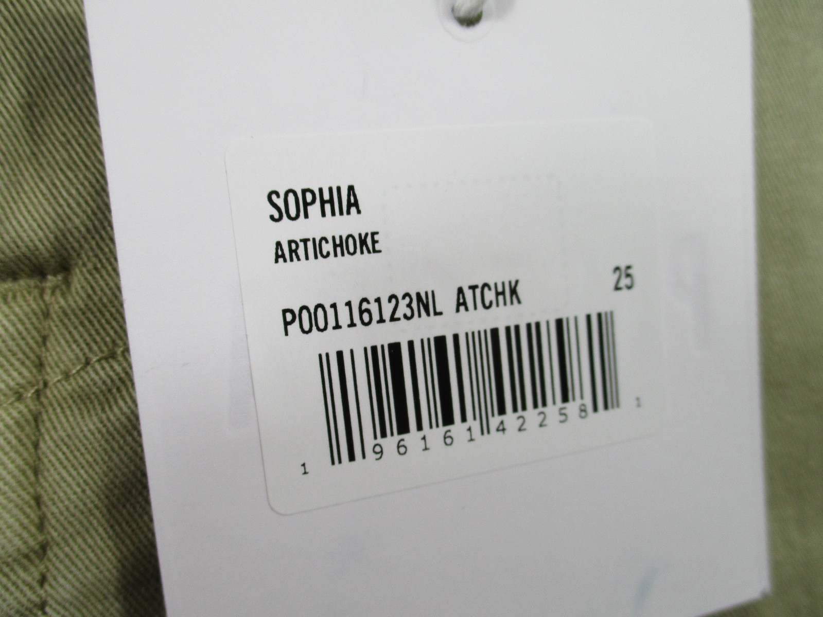 -NWT Pistola Sophia Wide Leg Utility Ankle Pant Women’s Pants Olive Sz 25