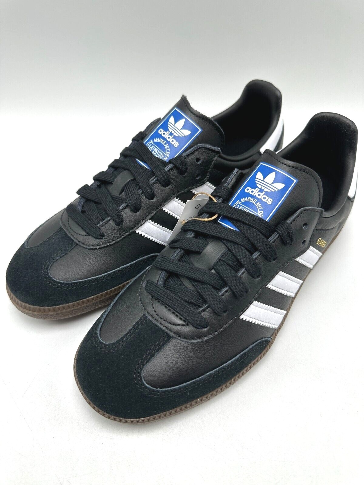 ADIDAS Originals Samba OG Black White Gum B75807 Men’s shoes sz 9-12