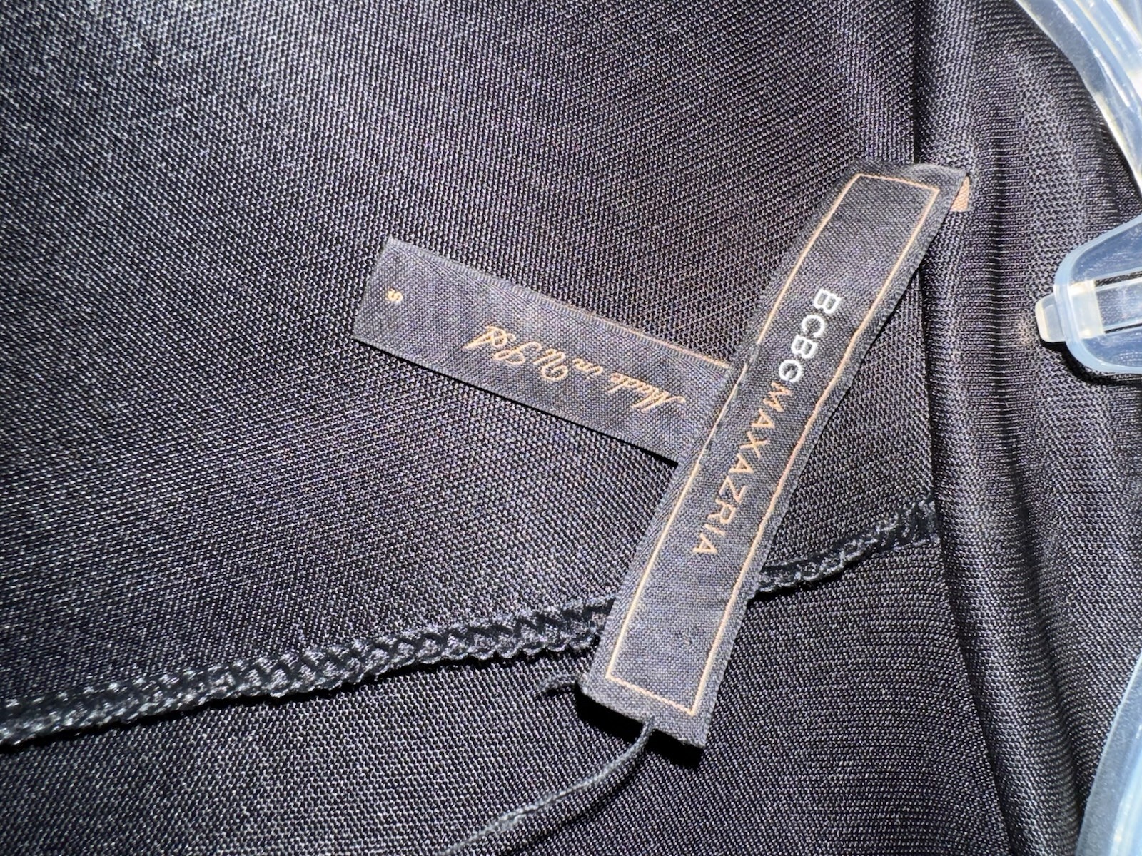 BCBGMAXAZRIA Black Rayon Knit Open-Front Cardigan Sweater Long Sleeve Juniors S