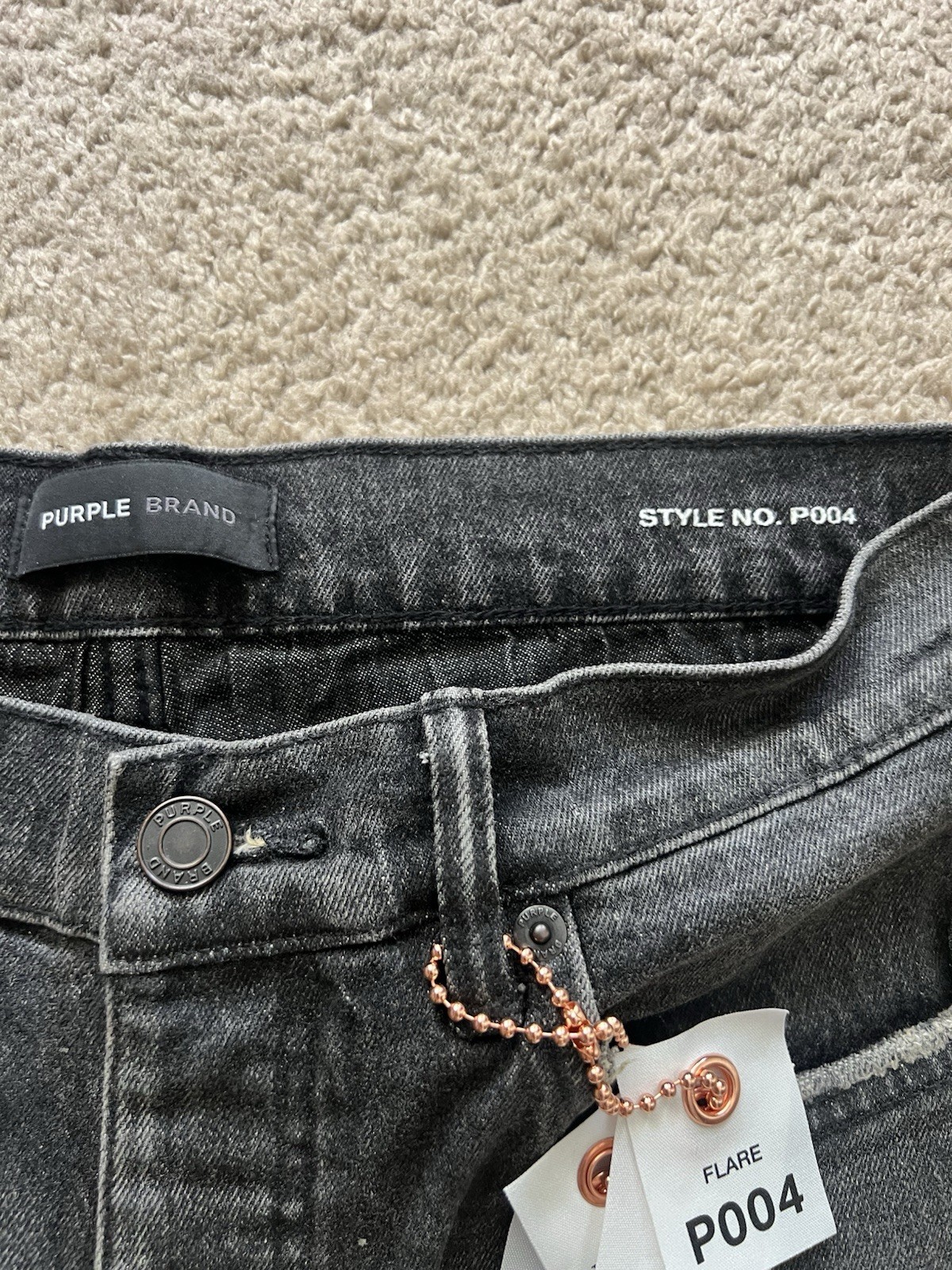 Purple Brand Men’s Jeans P004 Flare Size 29/32 Brand New
