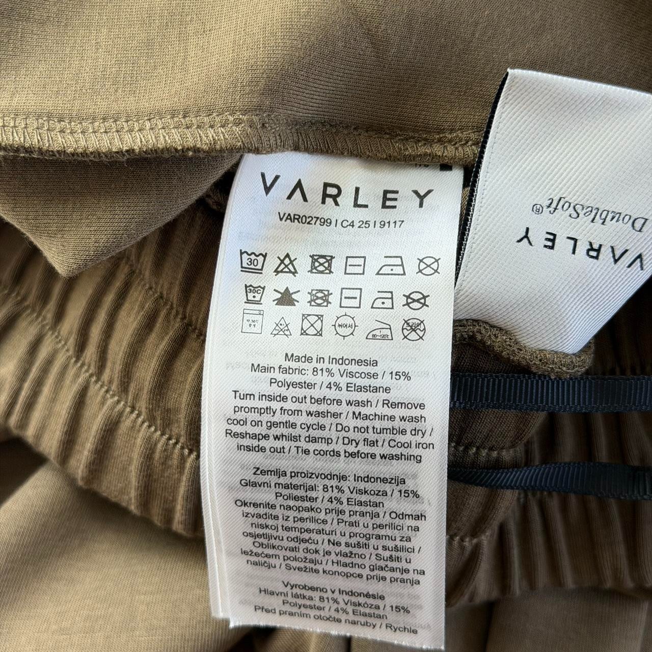 Varley The Extra Wide Leg Pant 29.5″ in Military Olive, Size Medium