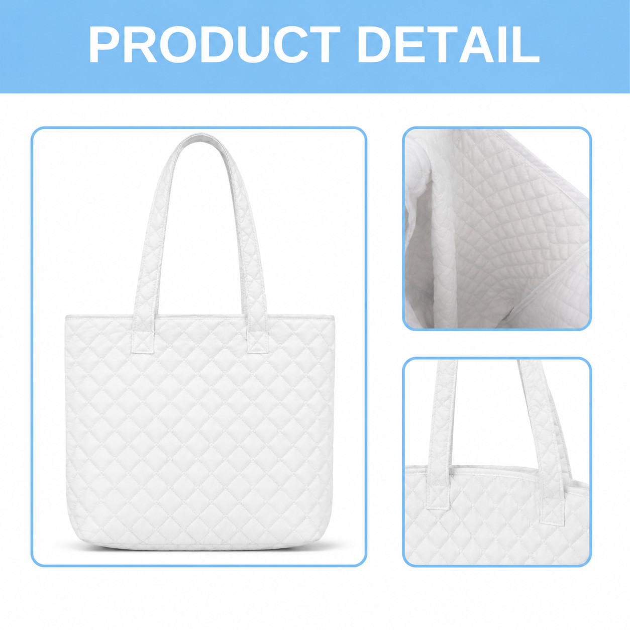Personalized Snowman Merry Christmas Holiday Quilted Tote Bag Woman Handbag Gift