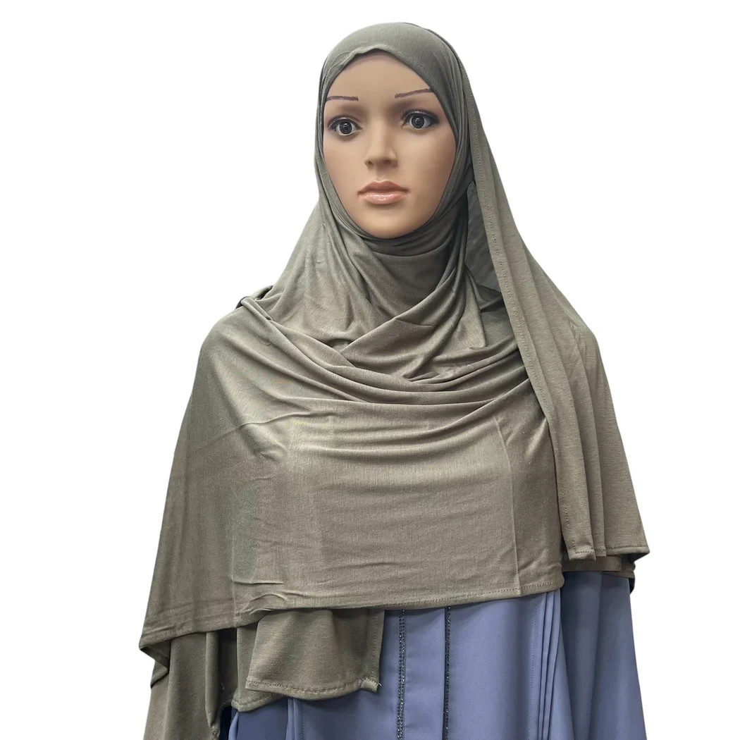 Soft Premium Large Jersey Hijab Scarf Stretchy Islamic Headscarf 20+ Colors