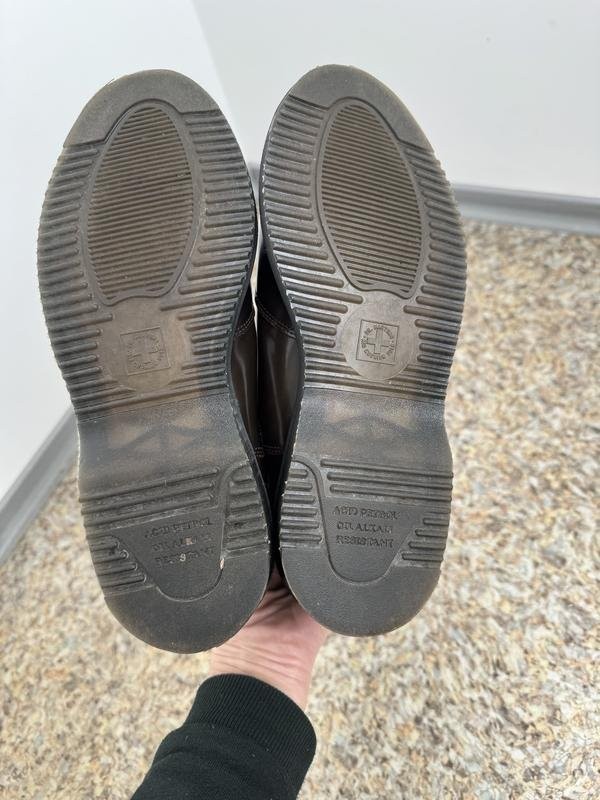 women dr martens boots brown patent leather 40