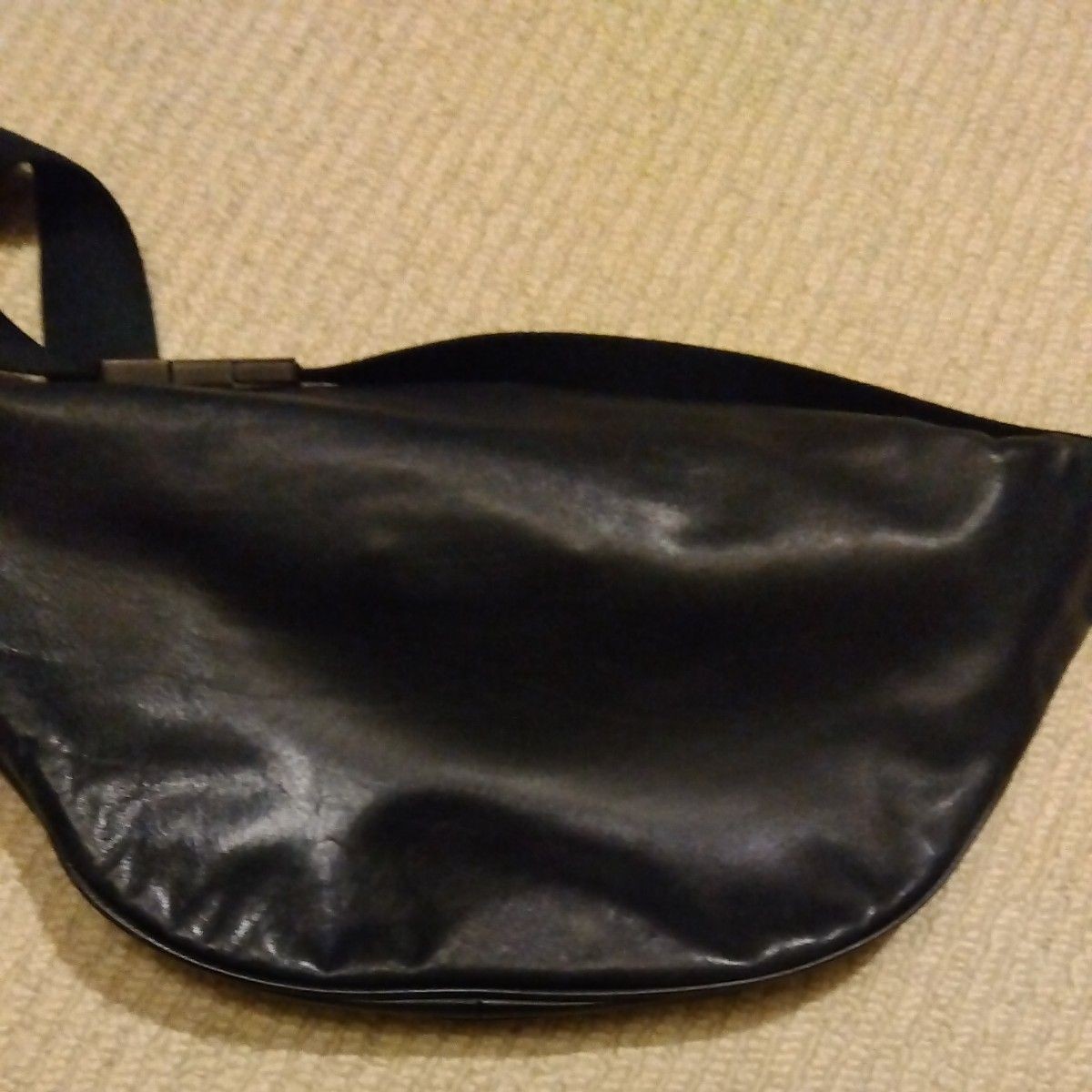 Bottega Veneta Intrecciato Woven Leather Belt Fanny Pack Waist Bag Black 10.2 in