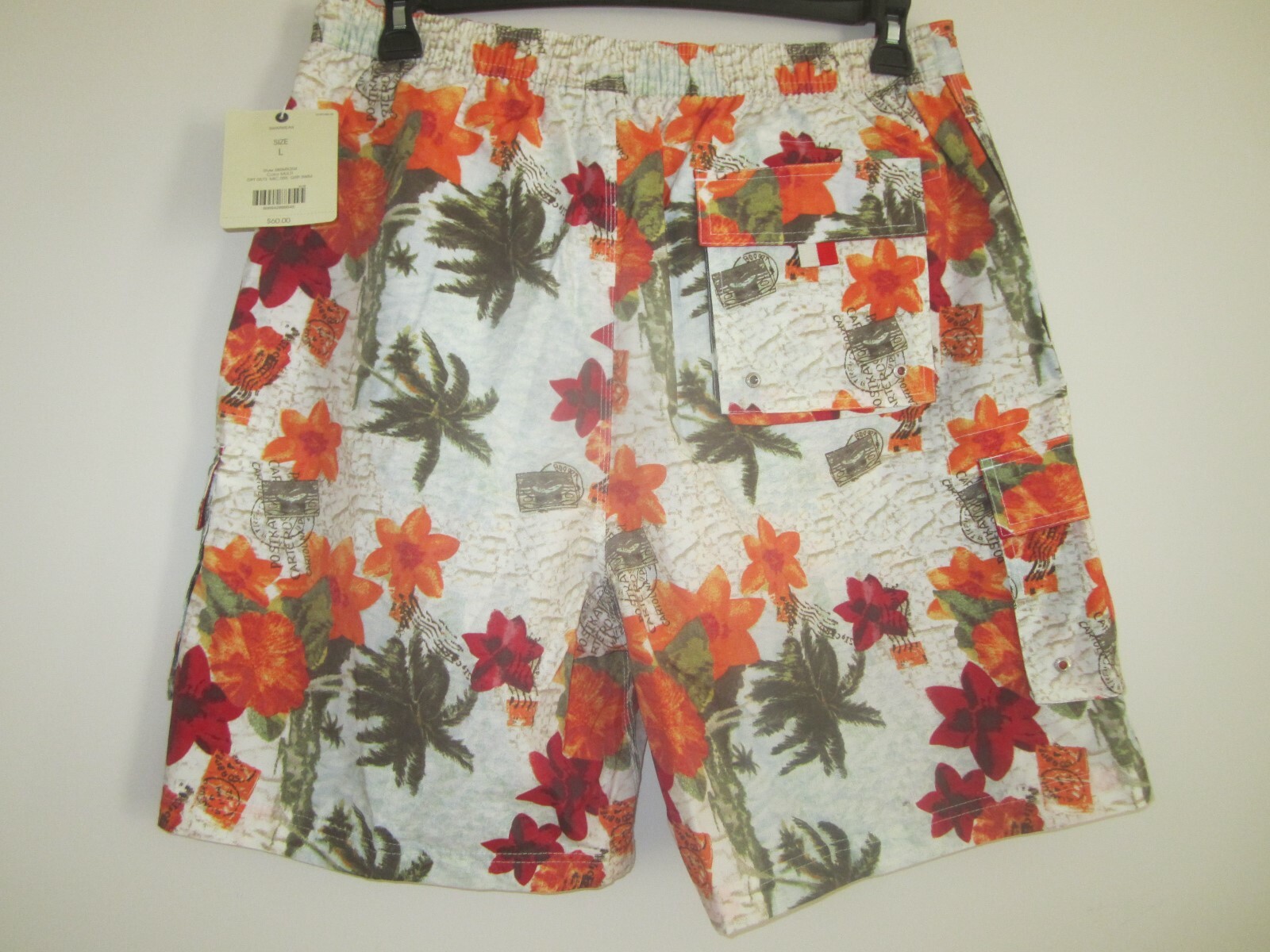 CREMIEUX BEACyHWEAR MULTI COLOR BOARDSHORTS TRUNKS SZ L NEW with TAG