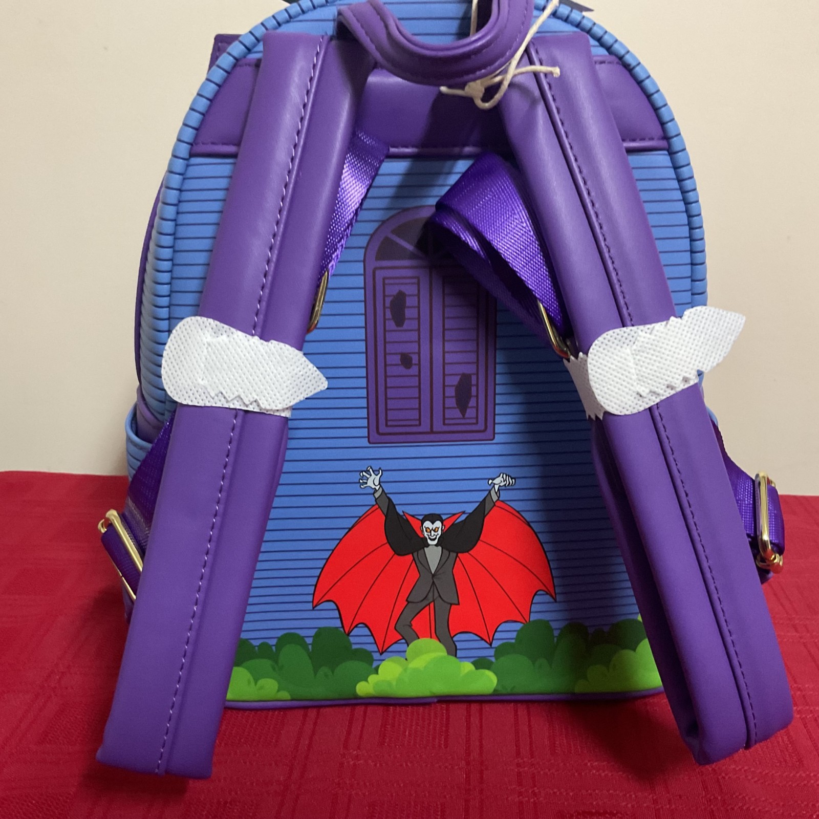 LOUNGEFLY SCOOBY-DOO MYSTERY INC. HAUNTED MANSION MINI BACKPACK NWT!!!