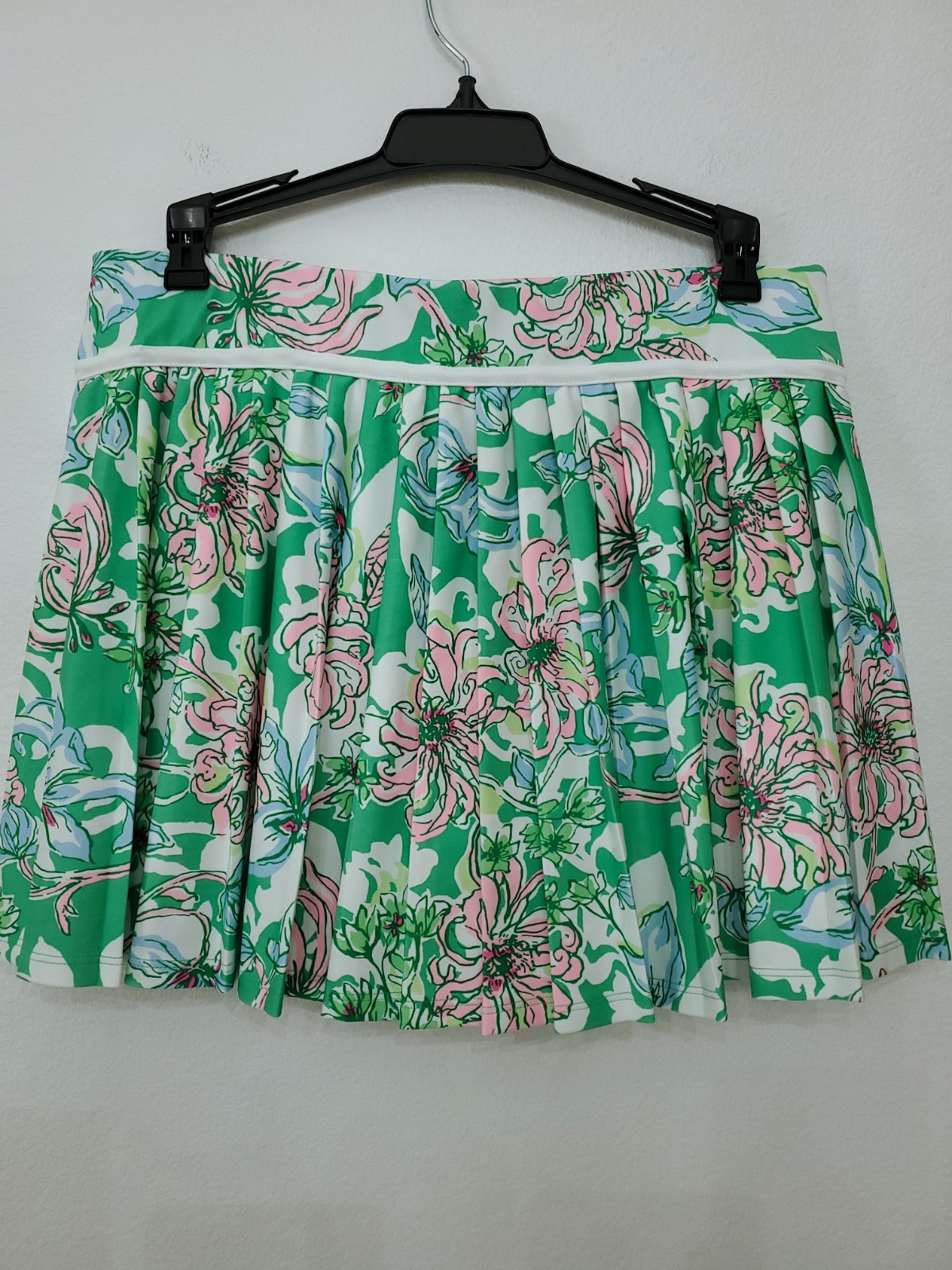 Lilly Pulitzer Women’s Bacio Skort UPF 50+ Spearmint Blossom Views Medium