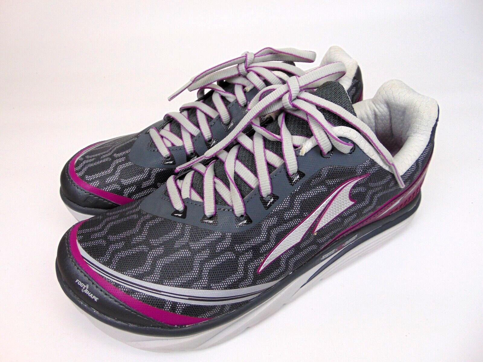 ALTRA Womens Torin IQ Road Running Athletic Shoes, Size 8.0 Med, Gray/Purple NEW
